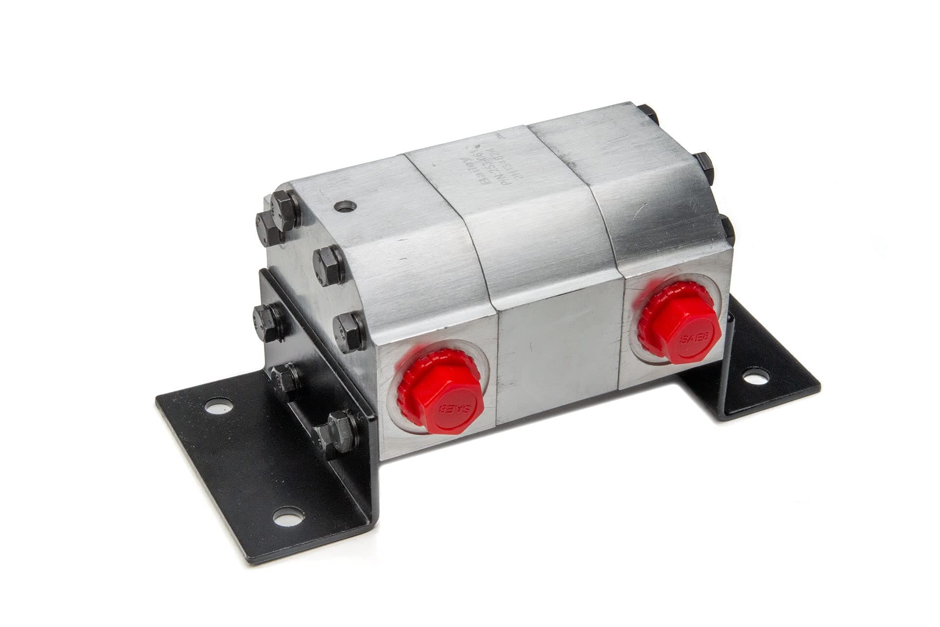 CHIEF Rotary Flow Dividers: 2 Sections, 0.129 CID, 1.2-2.5 GPM Flow, in/Out: 3000/3500 PSI, 4500 RPM with SAE #8 Port Size, 253061