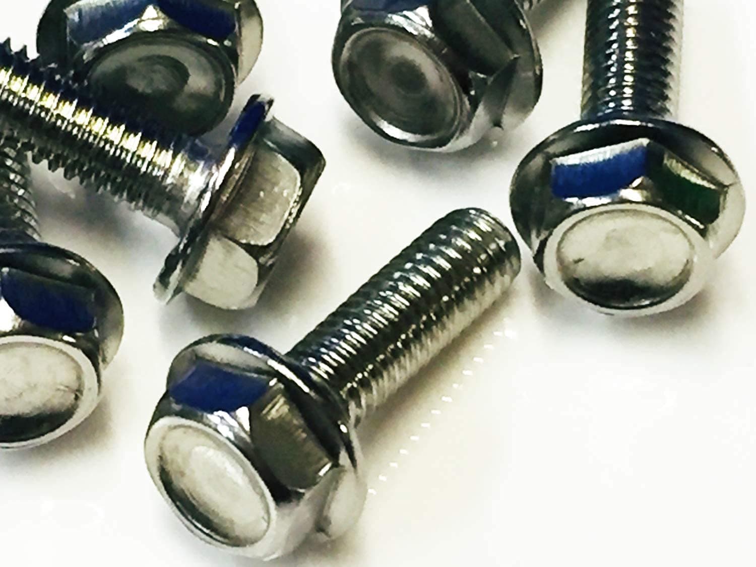 8mm Flanged Hex Head Bolts (4 PACK) M8 x 20mm A2 Grade Stainless Steel Flange Hexagon Head Bolt / Screw. Free UK Delivery