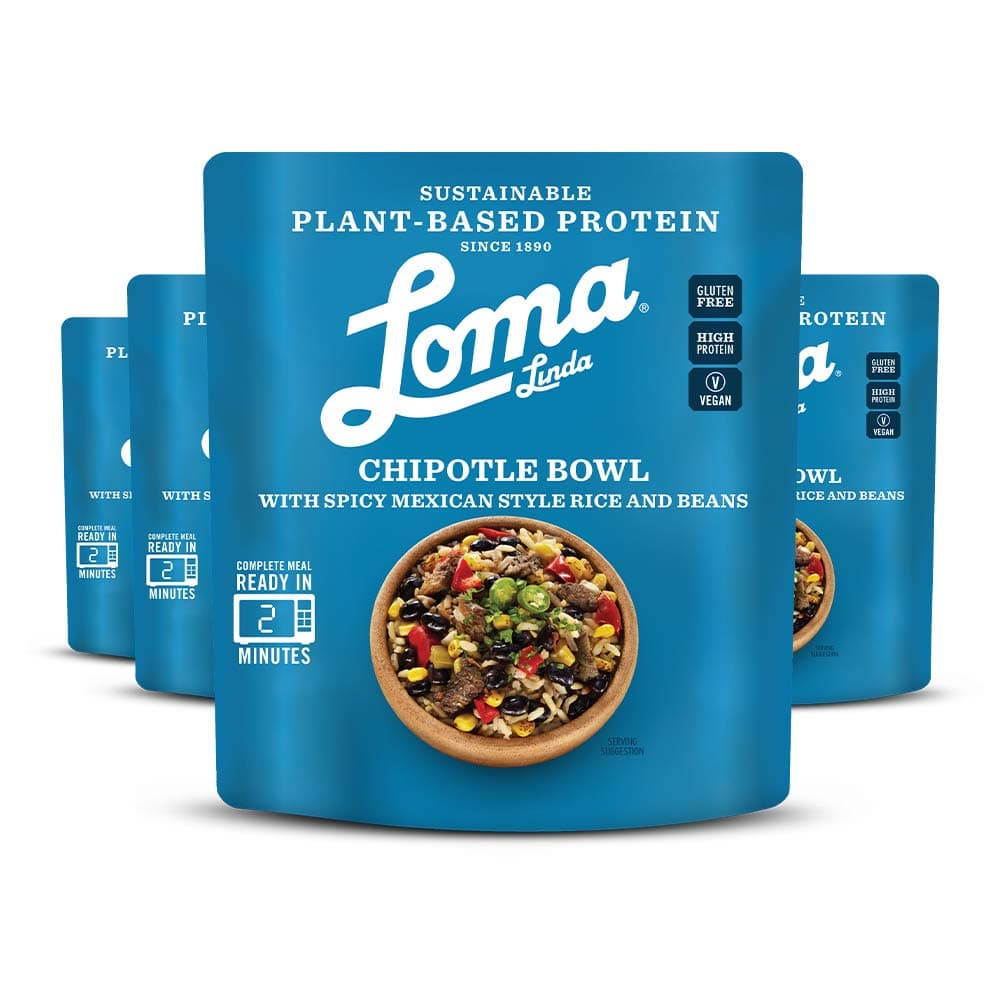 Loma Linda - Plant-Based Complete Meal Solution - Pad Thai Konjac Noodles (284g) (Pack of 4) - Non-GMO, Gluten Free