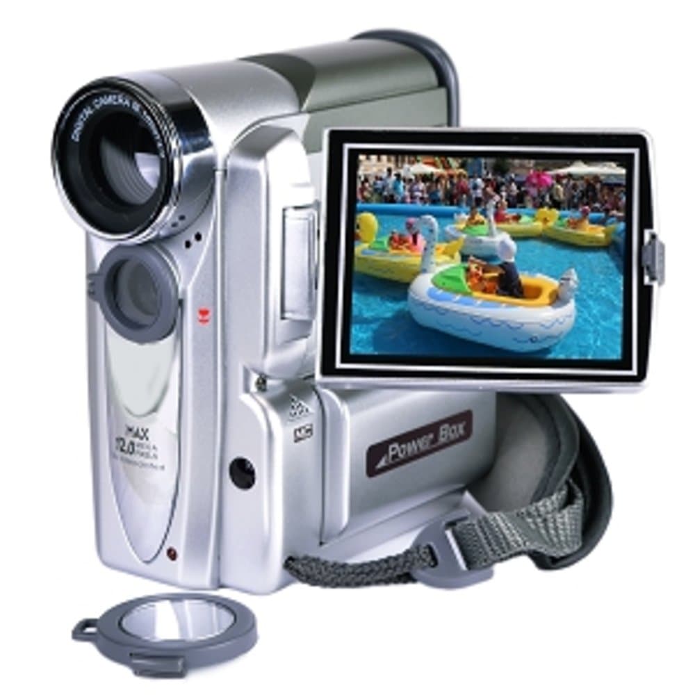 Mitsuba 5MP Mini DV Camcorder/Camera w/8x Zoom & 2.4" LCD & Case-Silver-MIT305