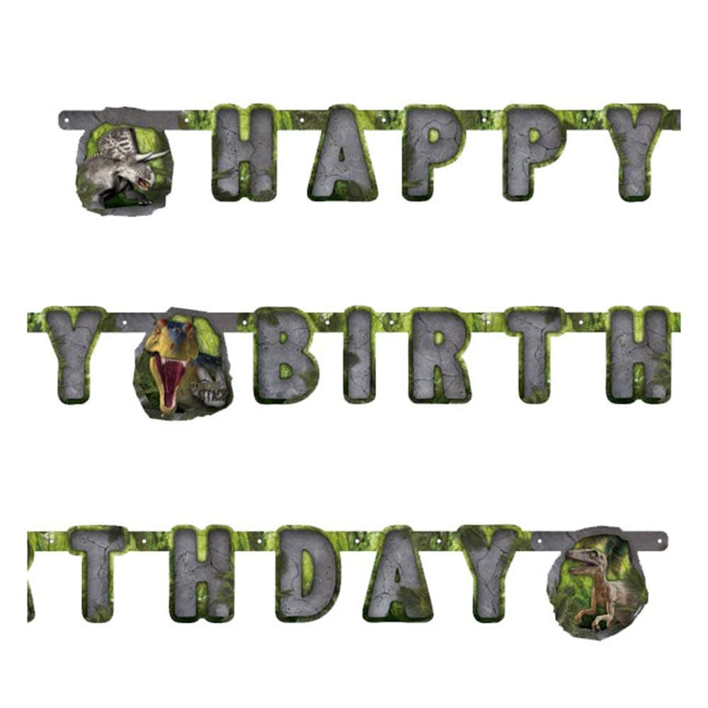 Amscan Europe DINOSAUR ATTACK LETTER BANNER