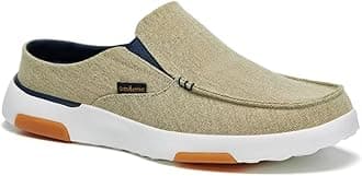 OrthoComfoot Men's Orthopedic Walking Shoes Loafers Slip On: Comfortable Casual Plantar Fasciitis Shoes Black, Outdoor Arch Support Relaxed Fit Shoes for Neuropathy Recovery Size 10