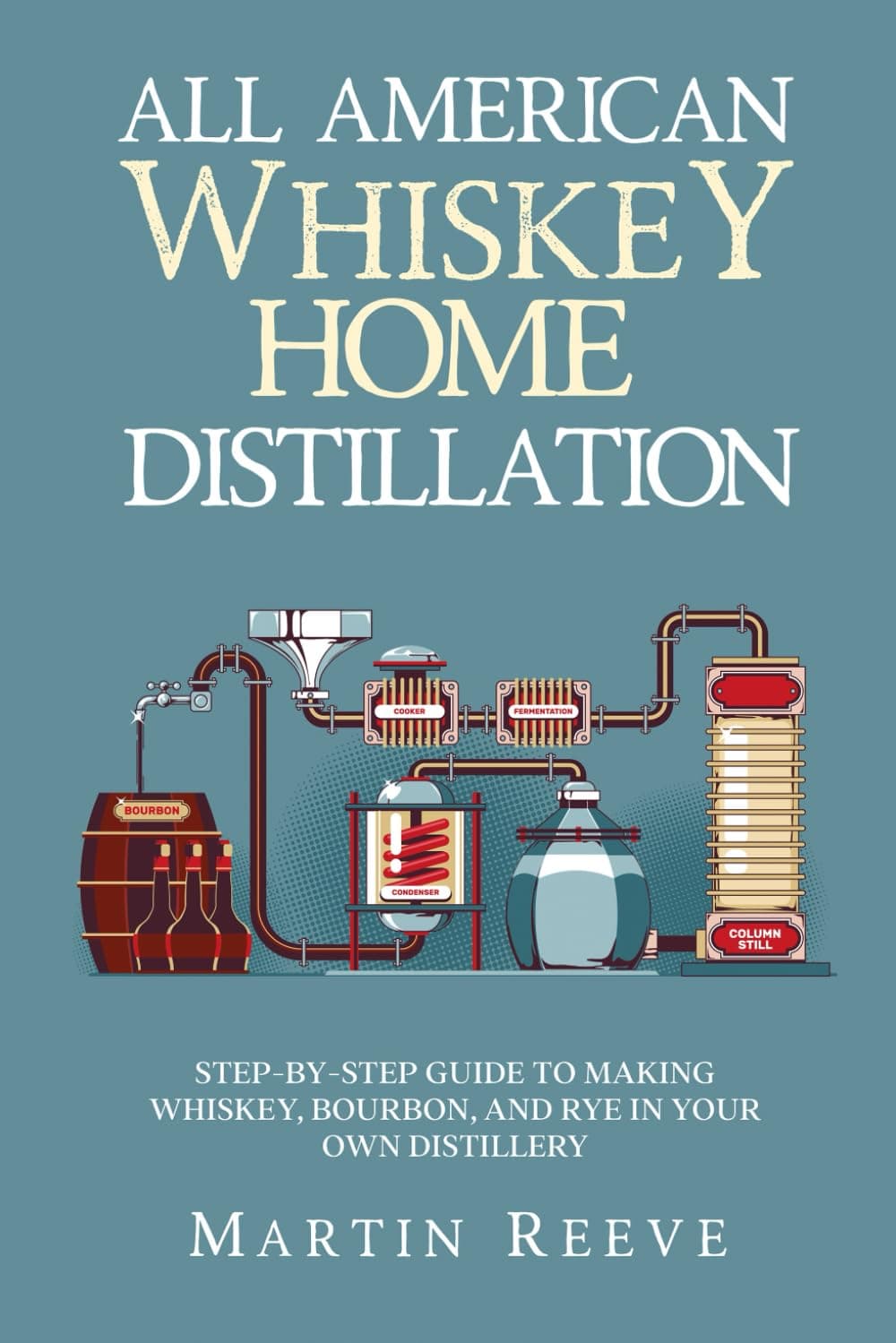 All American Whiskey Home Distillation: Step-by-Step Guide to Making Whiskey, Bourbon, and Rye in Your Own Distillery