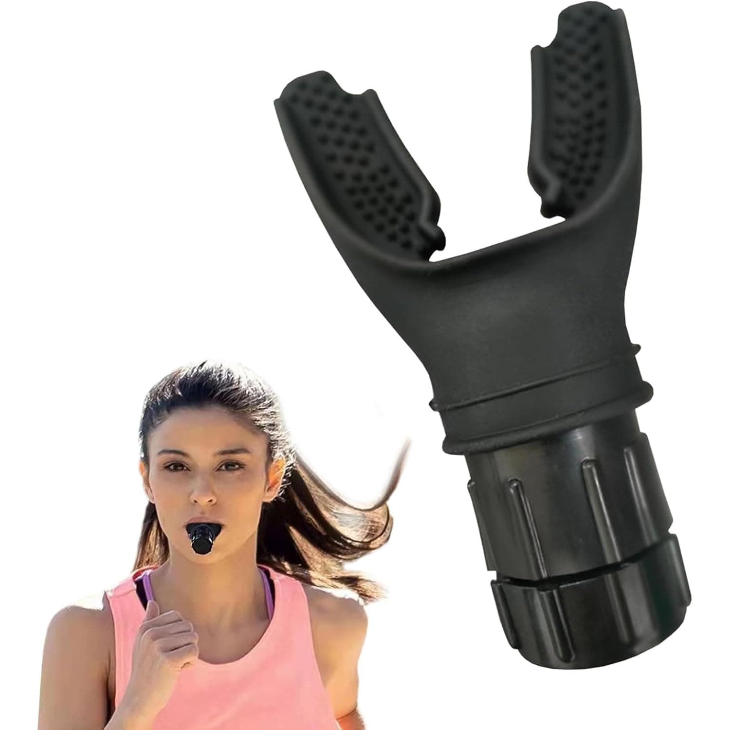 Adjustable Breathing Exerciser Lung Trainer – Lung Strengthening Device for Respiratory Health, Airflow Resistance Trainer to Improve Lung Capacity