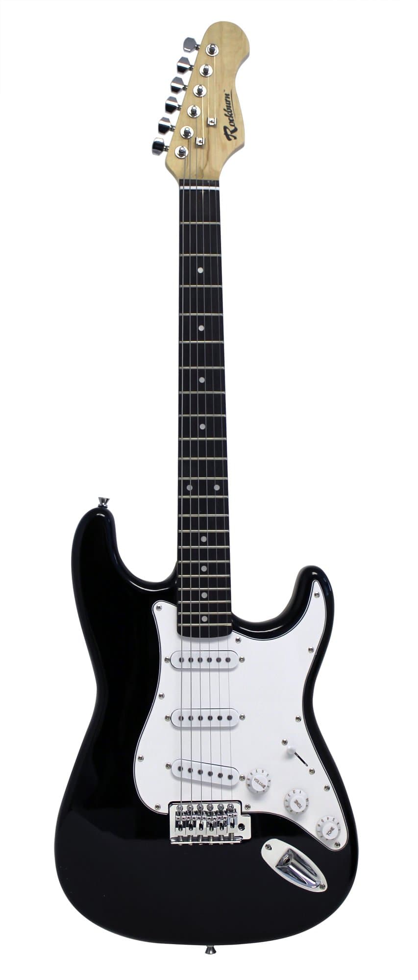 Rockburn ST Style Electric Guitar - Black