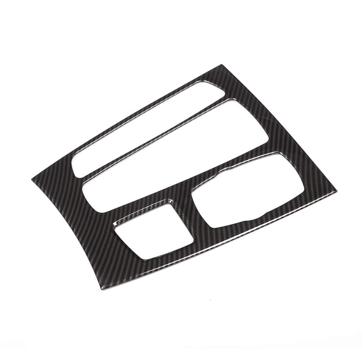 Car Center Gear Shift Panel Cover Frame Trim for BMW X5 F15 2014-2018,X6 F16 2015-2018 Left Hand Drive (Carbon Fiber)