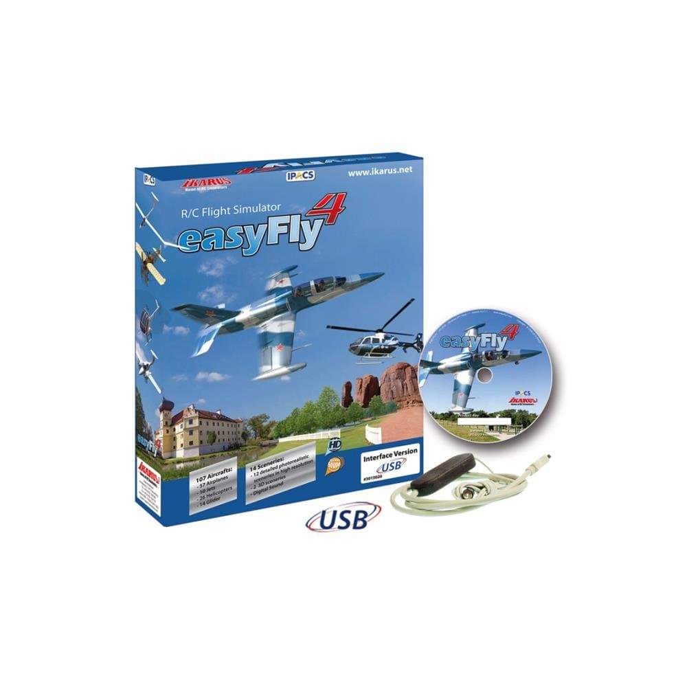 Jamara 065160 "Flight Simulator EasyFly4" Game-Commander Starter Set