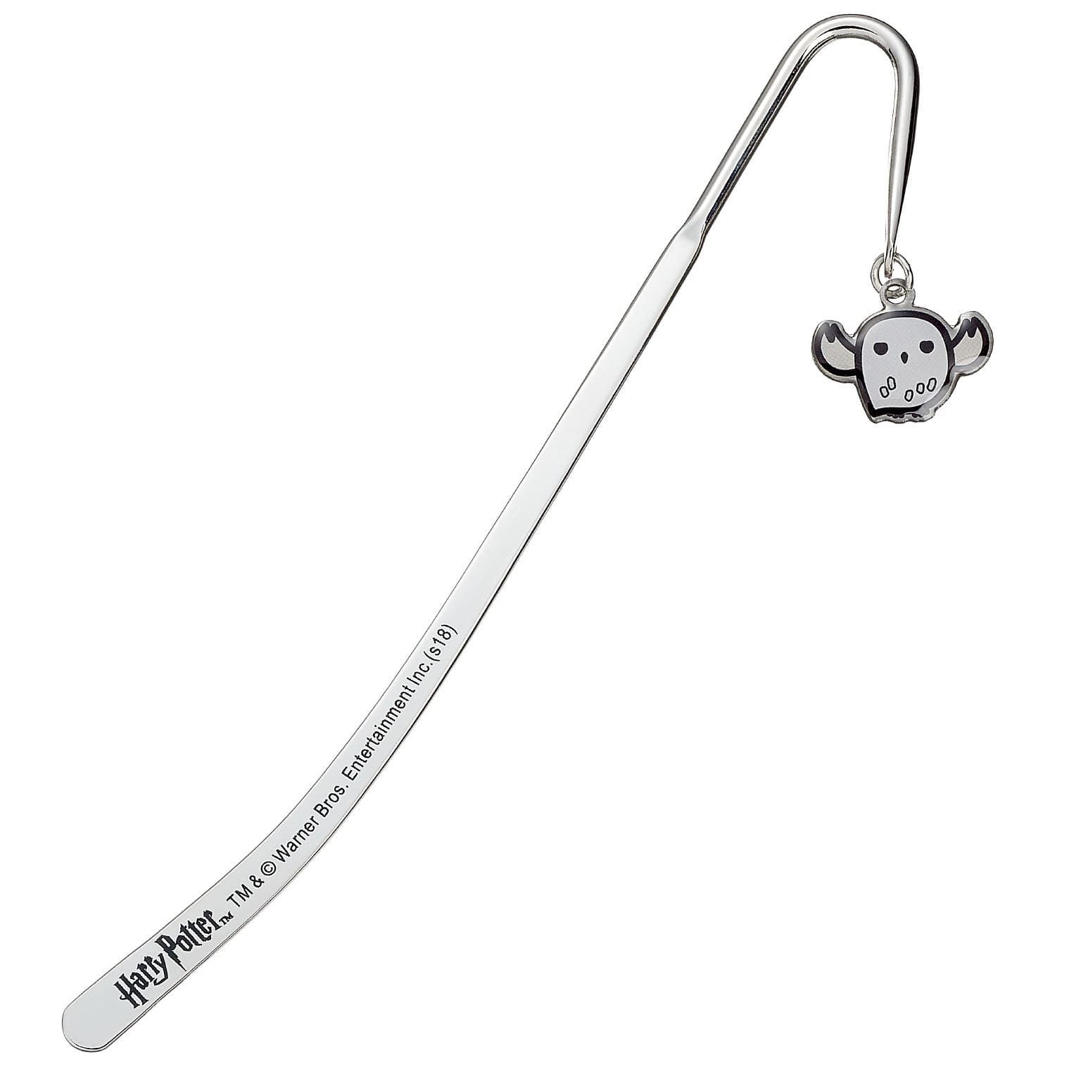 The Carat Shop Harry Potter Lesezeichen mit Eule Hedwig Chibi Charm Anhänger 14cm versilbert
