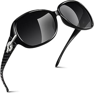 Sunier Sunglasses Womens Polarized Trendy Oversized Sun Glasses Fashion Ladies Shades 100% UV400 Protection S85