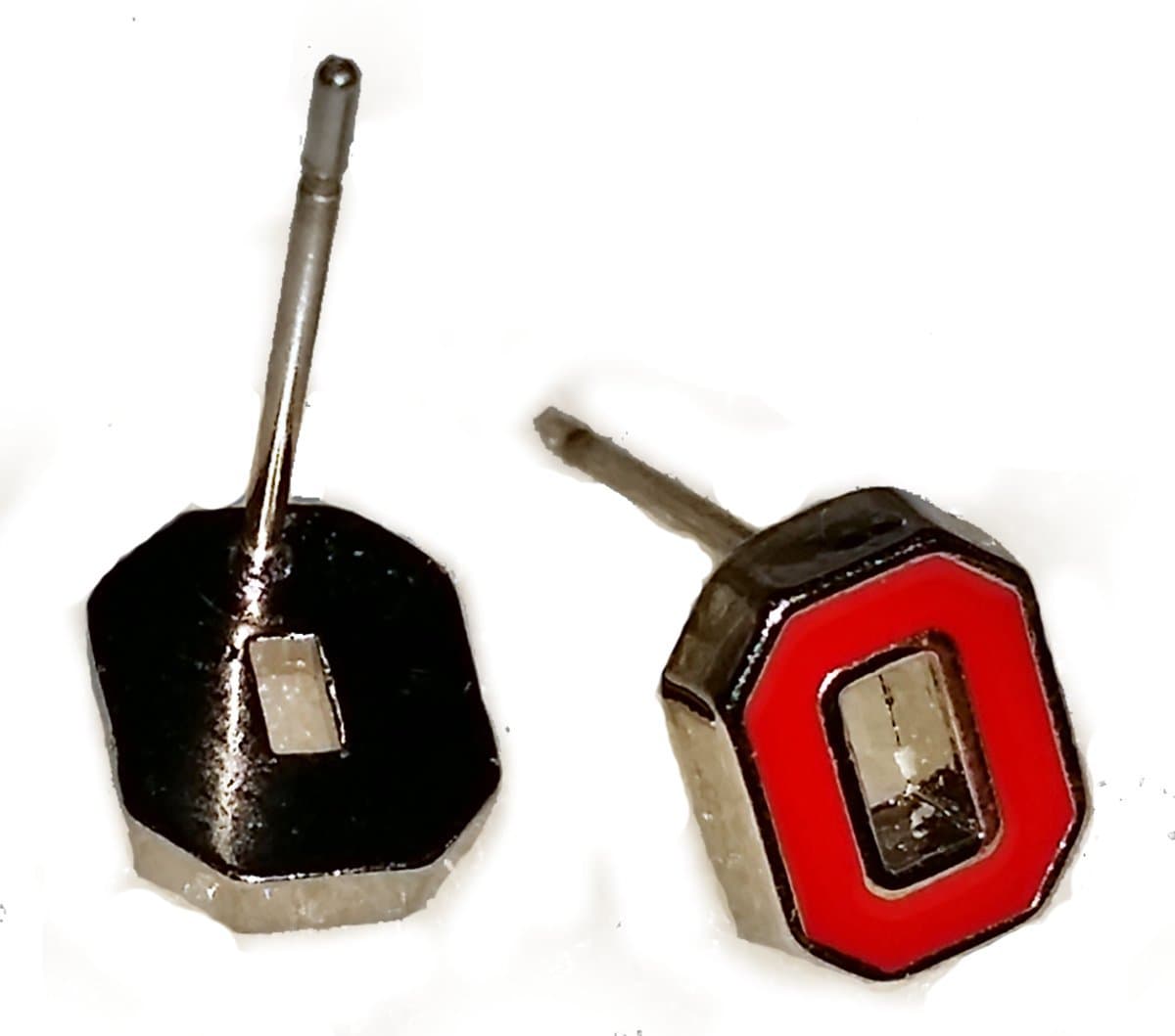 The Buckeye Bead The Ohio State University Block O Post Earrings