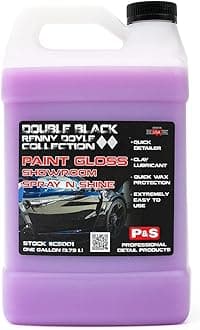 P S PROFESSIONAL DETAIL PRODUCTS Paint Gloss Showroom Spray N Shine - Professional Car Detailing Spray with Excellent Clay Lubricant, Removes Dirt, Fingerprints, Dust, and Smudges - 1 Gallon.