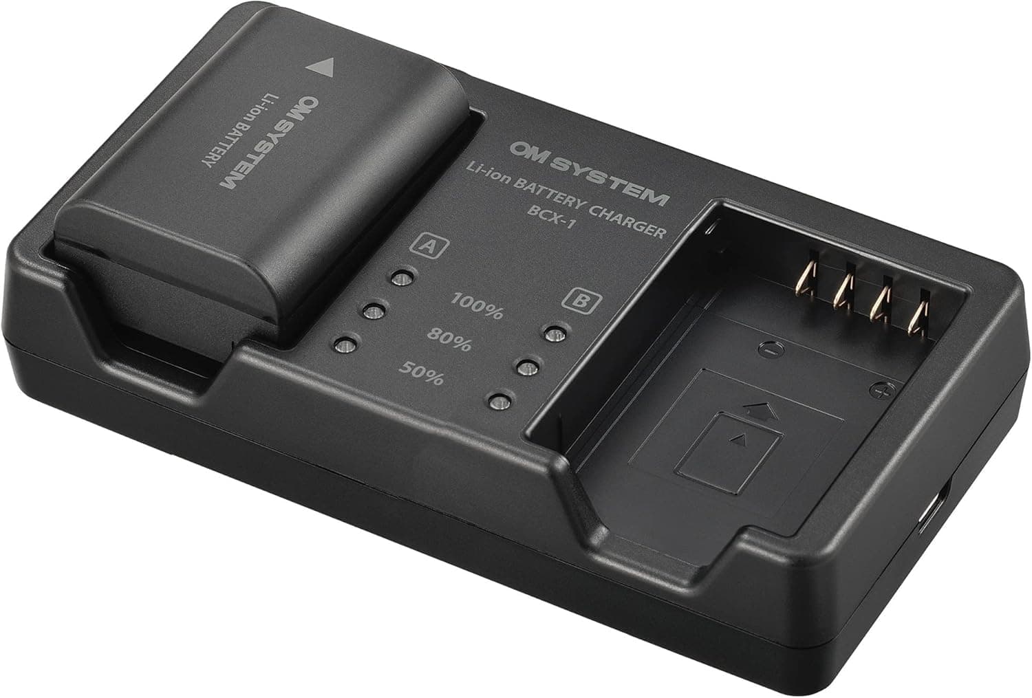 OM SYSTEM SBCX-1 Battery and Charger Kit for OM SYSTEM OM-1 Camera