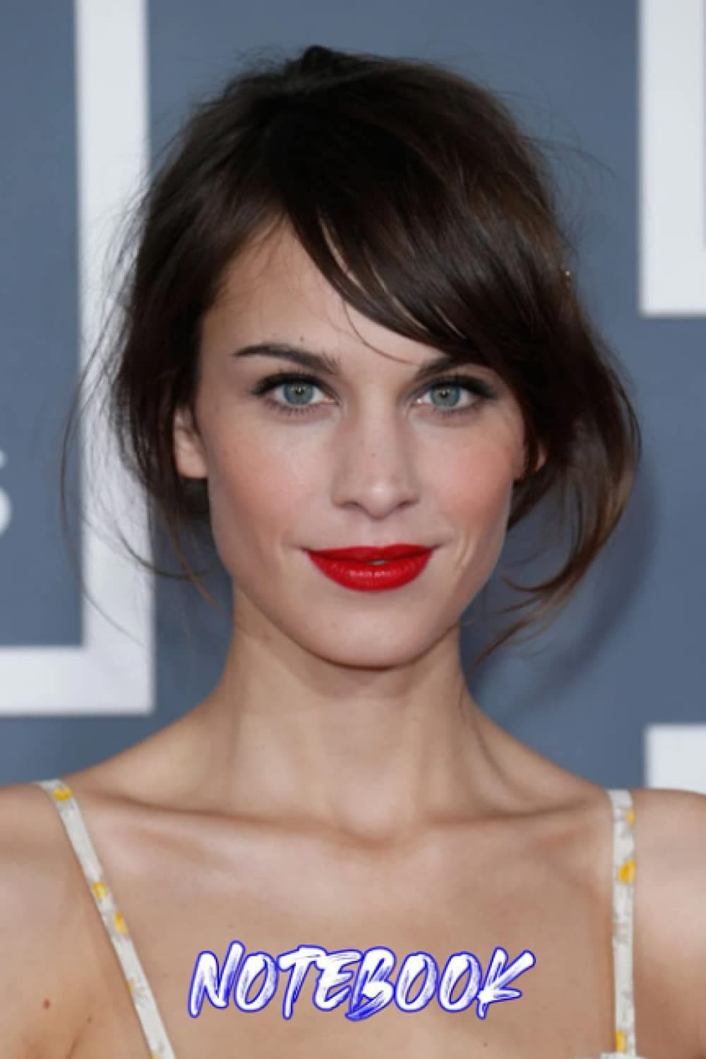 Alexa Chung Blank Lined Notebook for Fans, Make it a Pretty Gift Idea (6” x 9”)100 Page Ver #223