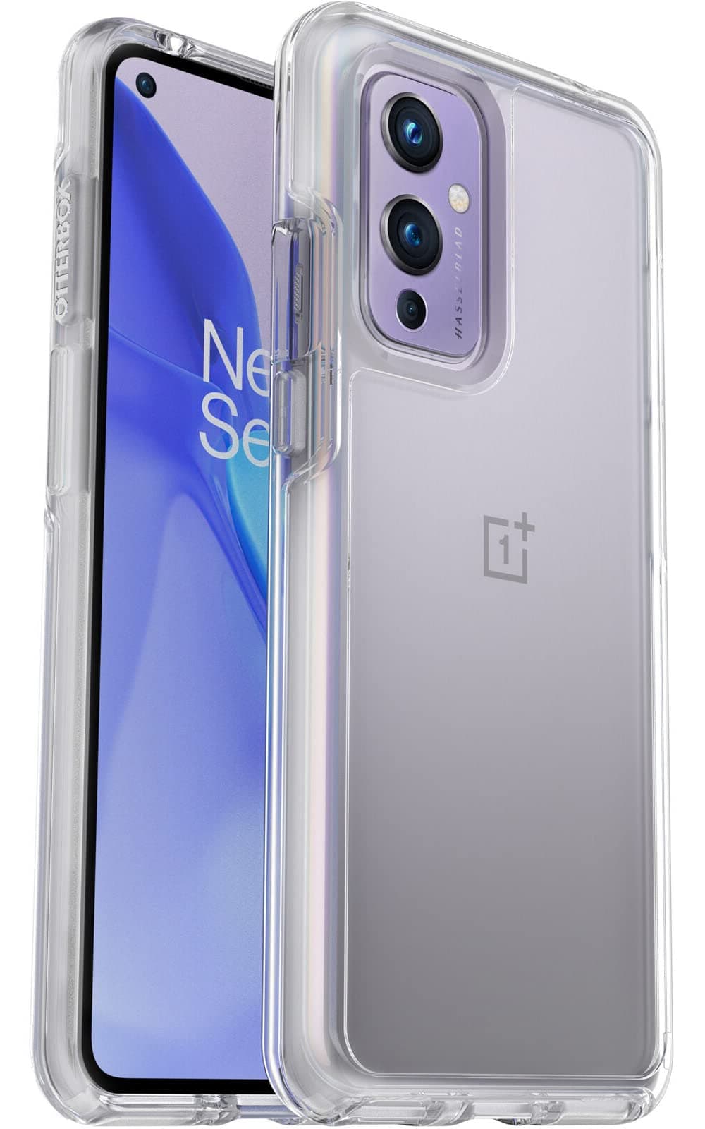 OtterBox Symmetry Clear Case for OnePlus 9 5G, Shockproof, Drop proof, Protective Thin Case, 3x Tested to Military Standard, Antimicrobial Protection, Clear