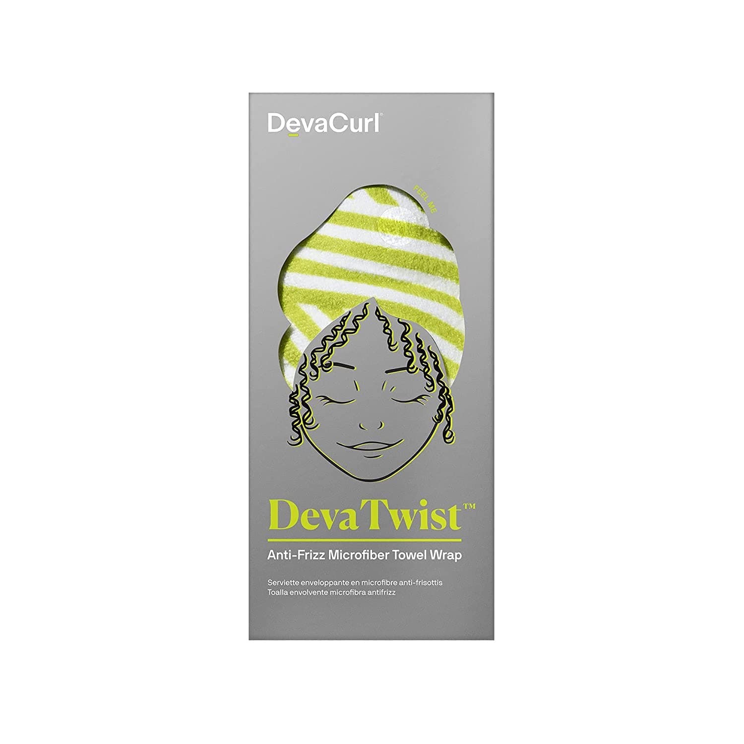 DevaTwist Anti-Frizz Microfiber Towel Wrap, Hands Free Design