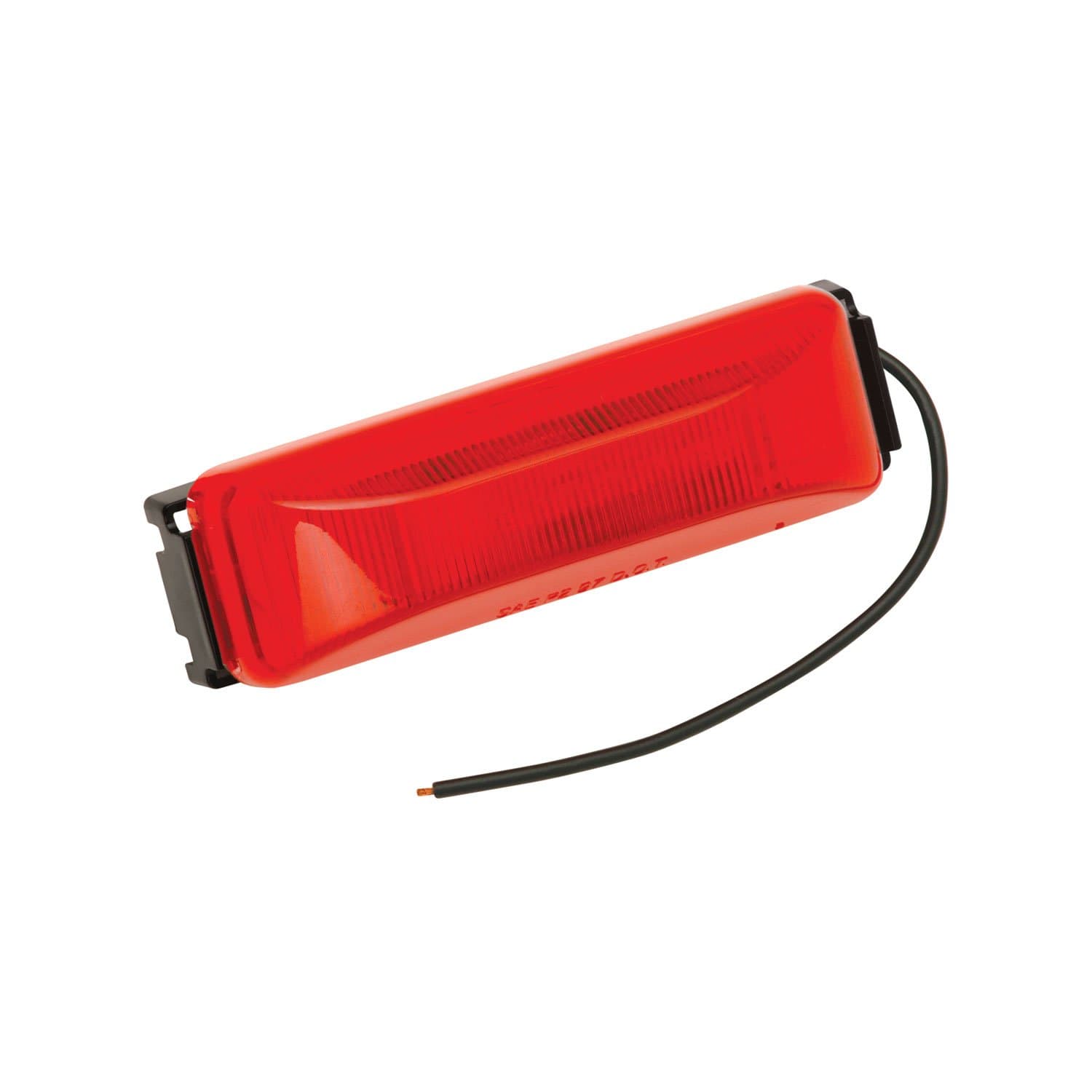 Bargman 42-38-033 Clearance/Side Marker Light (LED with Black Base - Red)