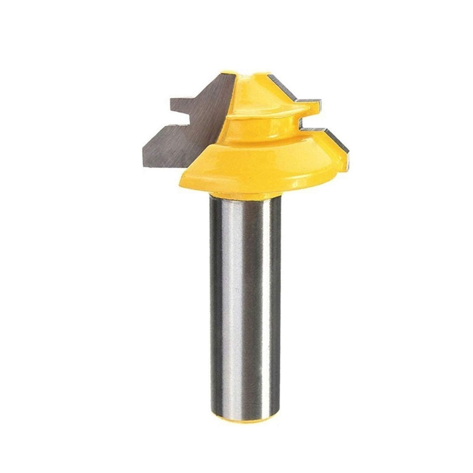 1/2 Inch Shank 45 Degree Lock Miter Router Bit 1/2 Inch Stock Joint Router Bit Woodworking Cutter Tool