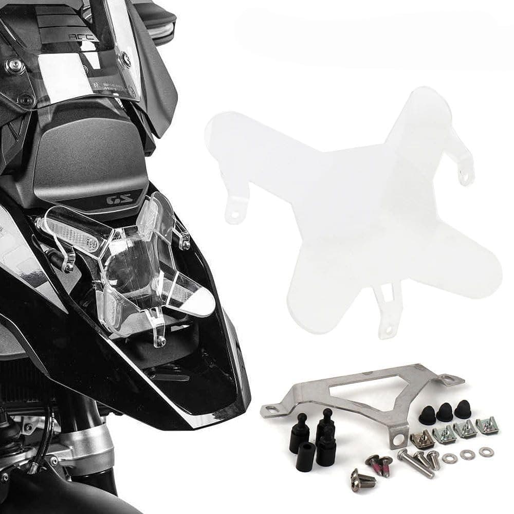 Motorcycle Headlight Guard Protector Transparent Cover Acrylic Head Light Guard Cover Fits for BMW R1300GS 2023 2024