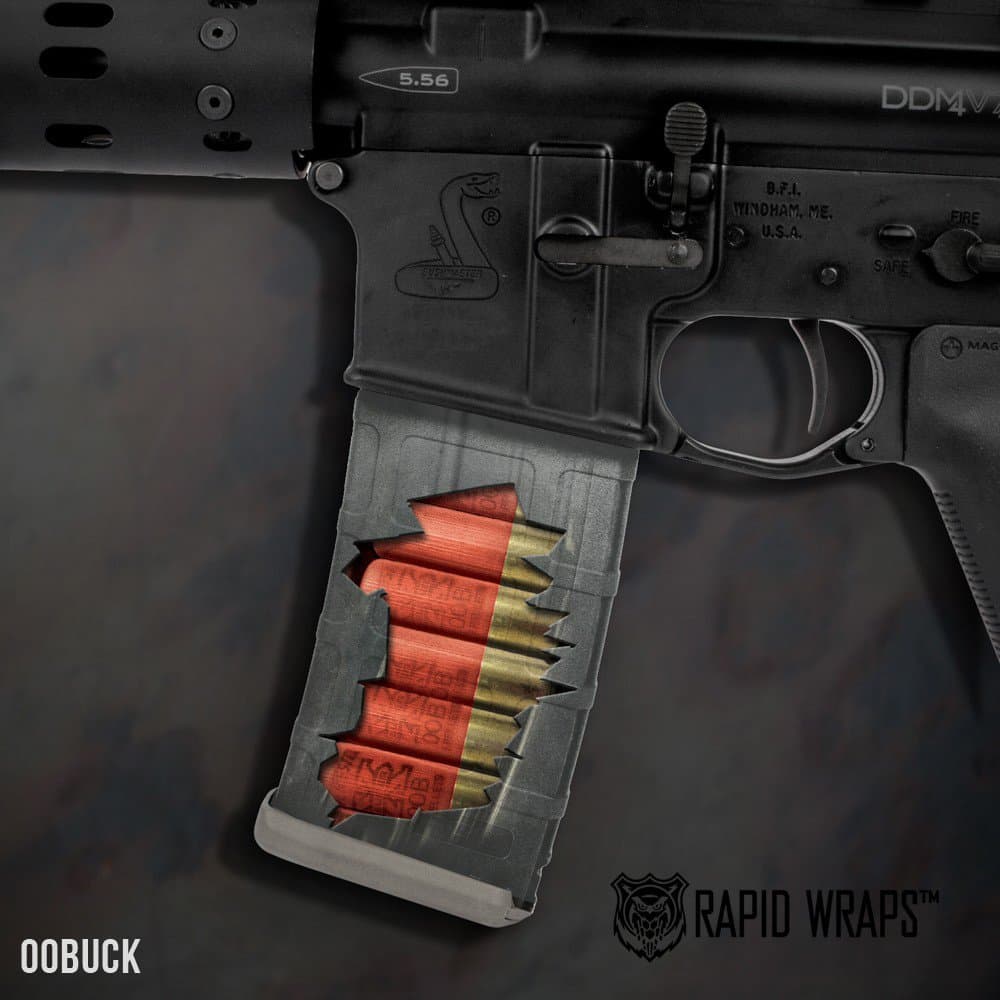 AR-15 Mag Wraps Rapid Wraps 3-Pack (Shotgun Slug 00 Buck)