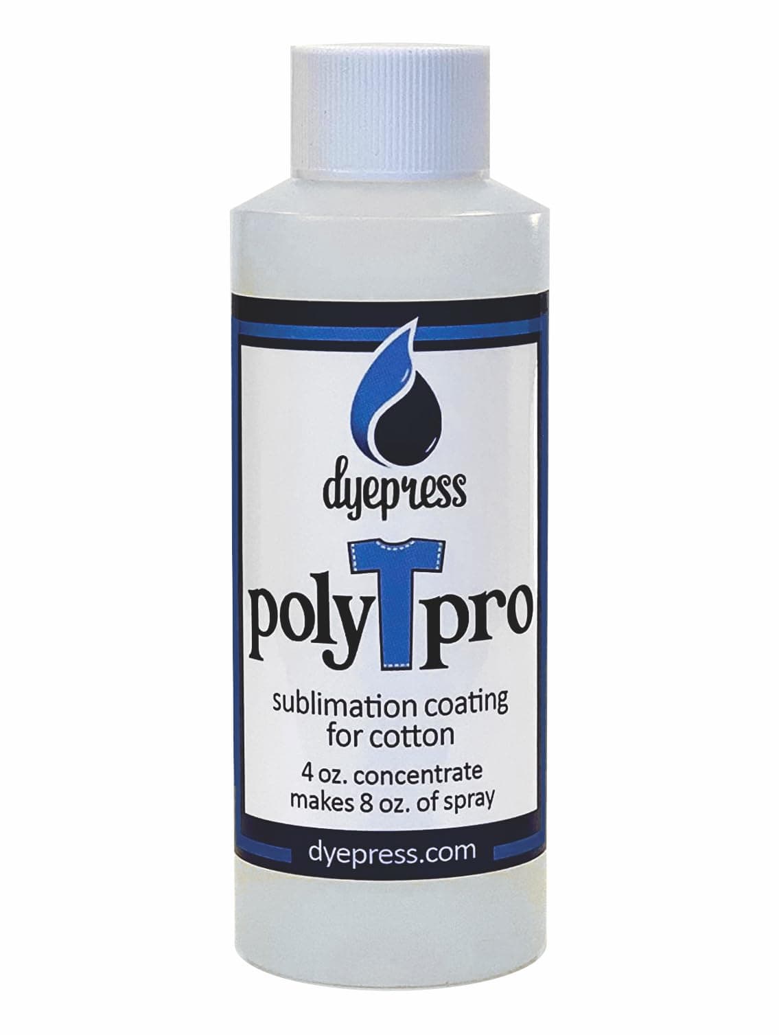 polyTpro Sublimation Spray, Sublimation Coating for Cotton: 4 oz Concentrate Makes 8 oz Spray