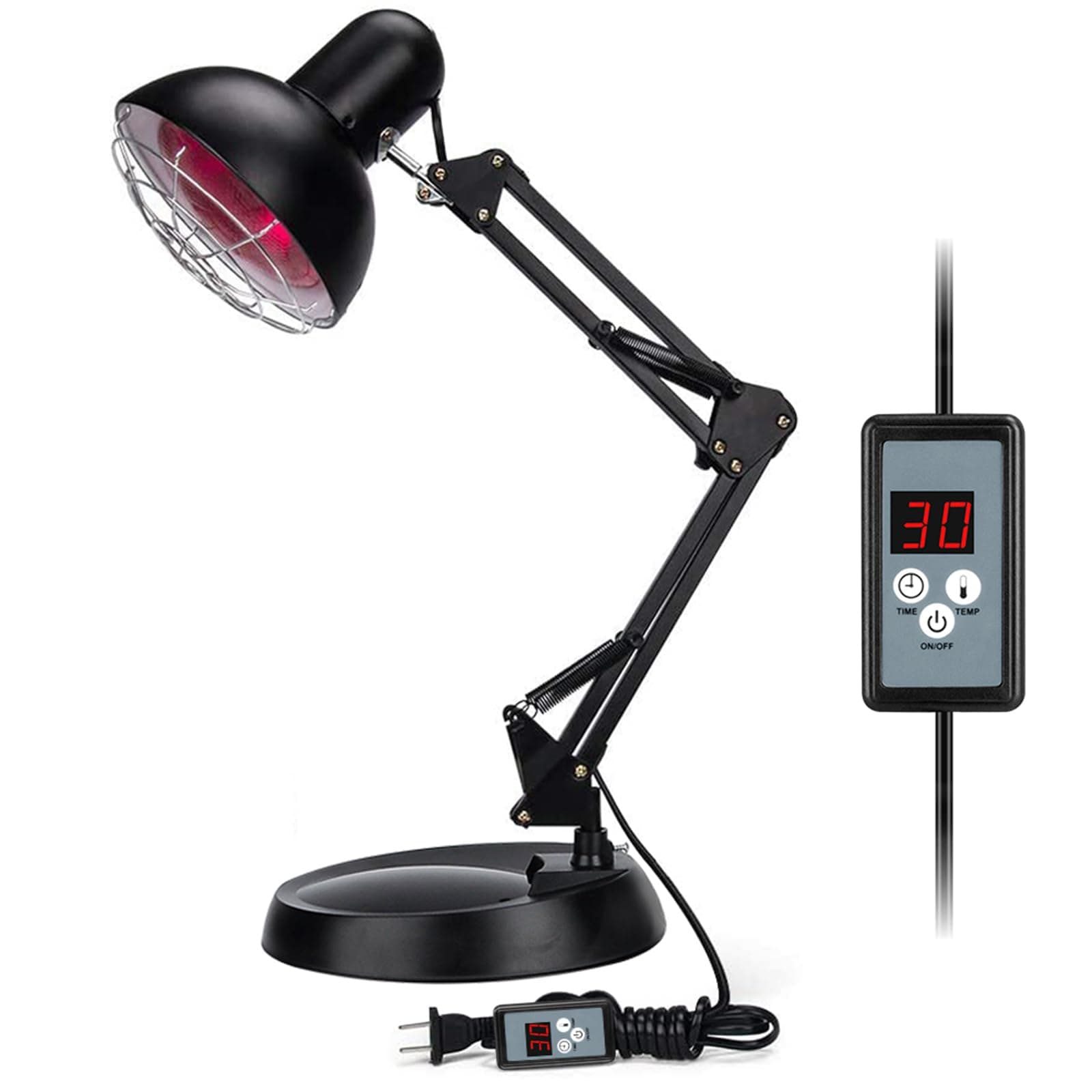 Serfory Infrared Light,150W Near Red Light Therapy Heat Lamp for Body Neck Muscle Joint Back Pain Blood Circulation Portable