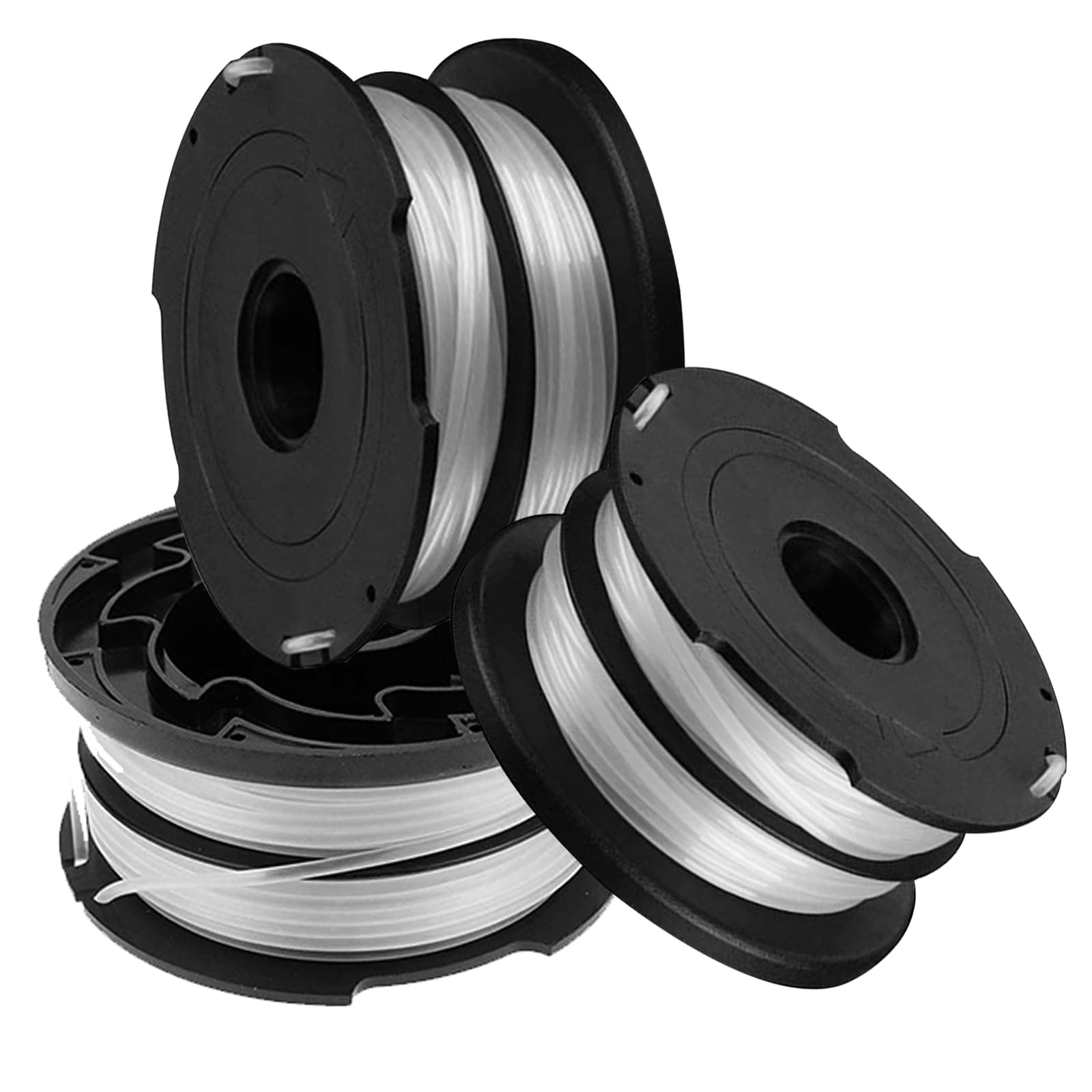 DF-065 Replacement Trimmer Dual Line Spool Compatible with Black Decker Weed Eater GH700 GH710 GH750,DF-065-BKP Spool 36ft 0.065",3-Line Spool