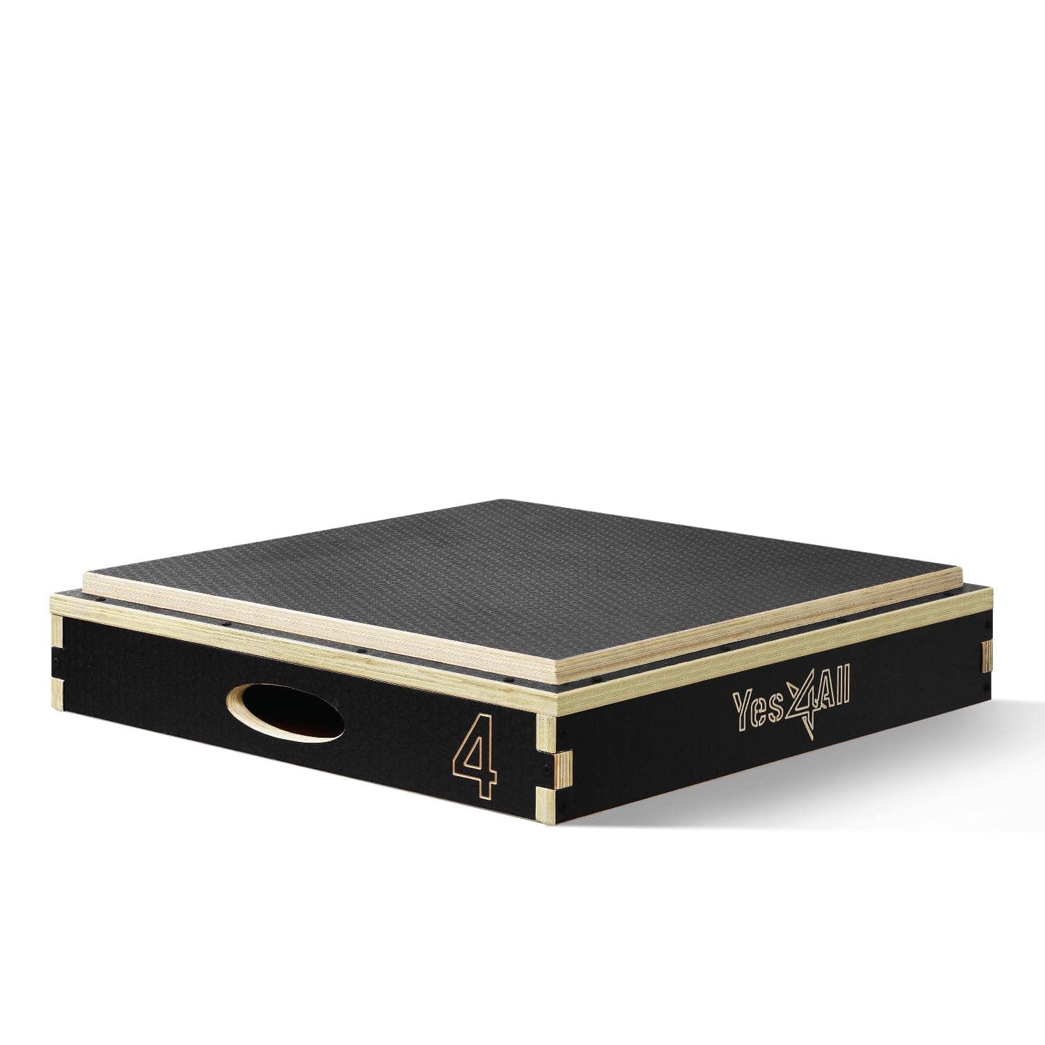 Stackable Wood Plyometric Box for Jump Training, Jump Boxes for Home Gym Exercise, Fitness and Conditioning