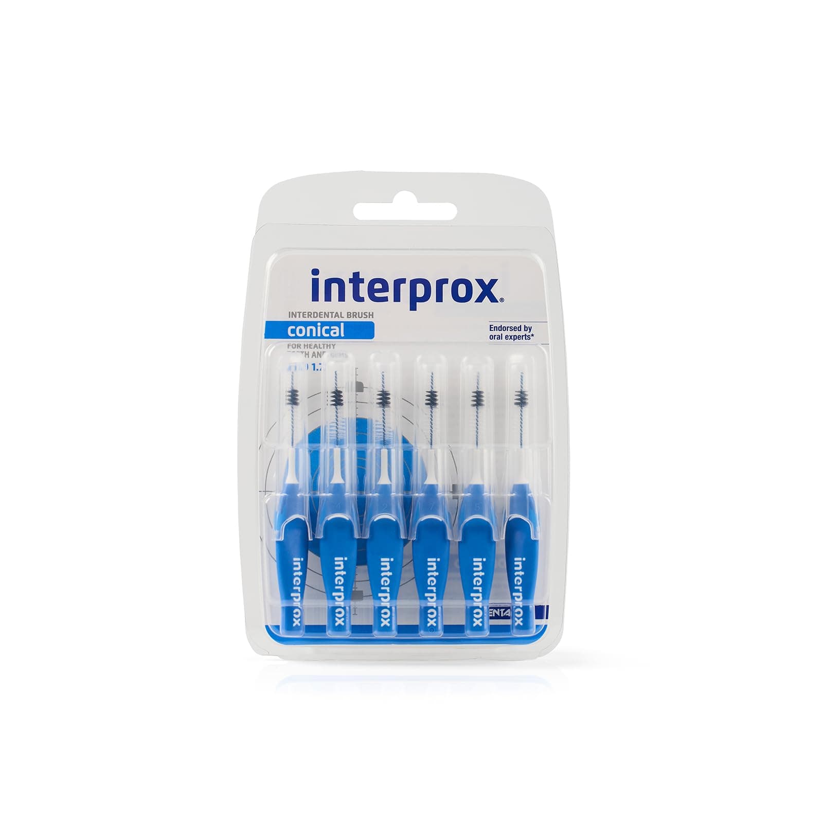 4G Interdental Brushes Blue Conical Pack of 6