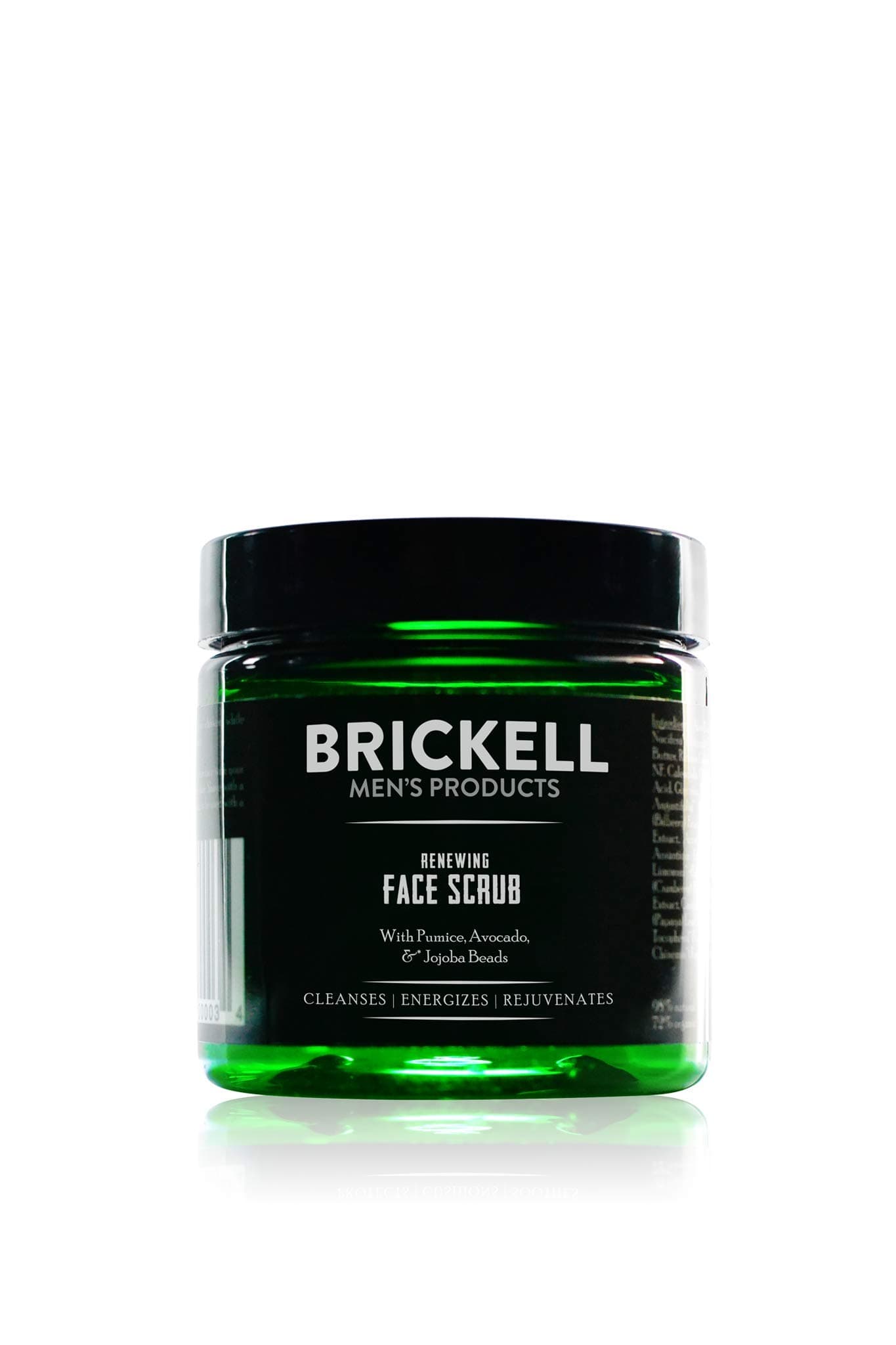 Brickell Men's Face Scrub, 4.6 fl oz (118 ml), Organic, Men's Skin Care, Made in USA (Amazon.co.jp Exclusive)