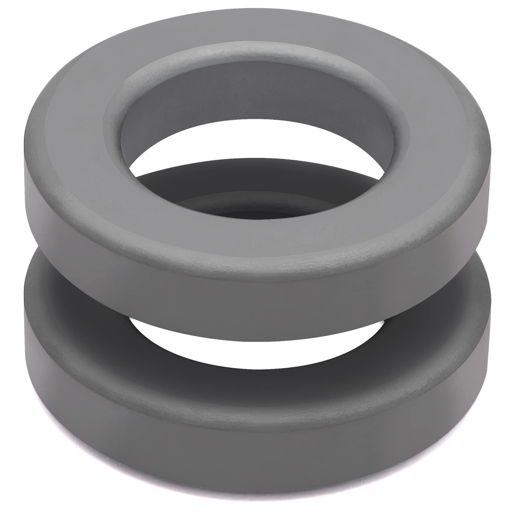 2pcs 2.4X1.4X0.5inch Toroid Core,Ferrite Rings Toroid Core Iron