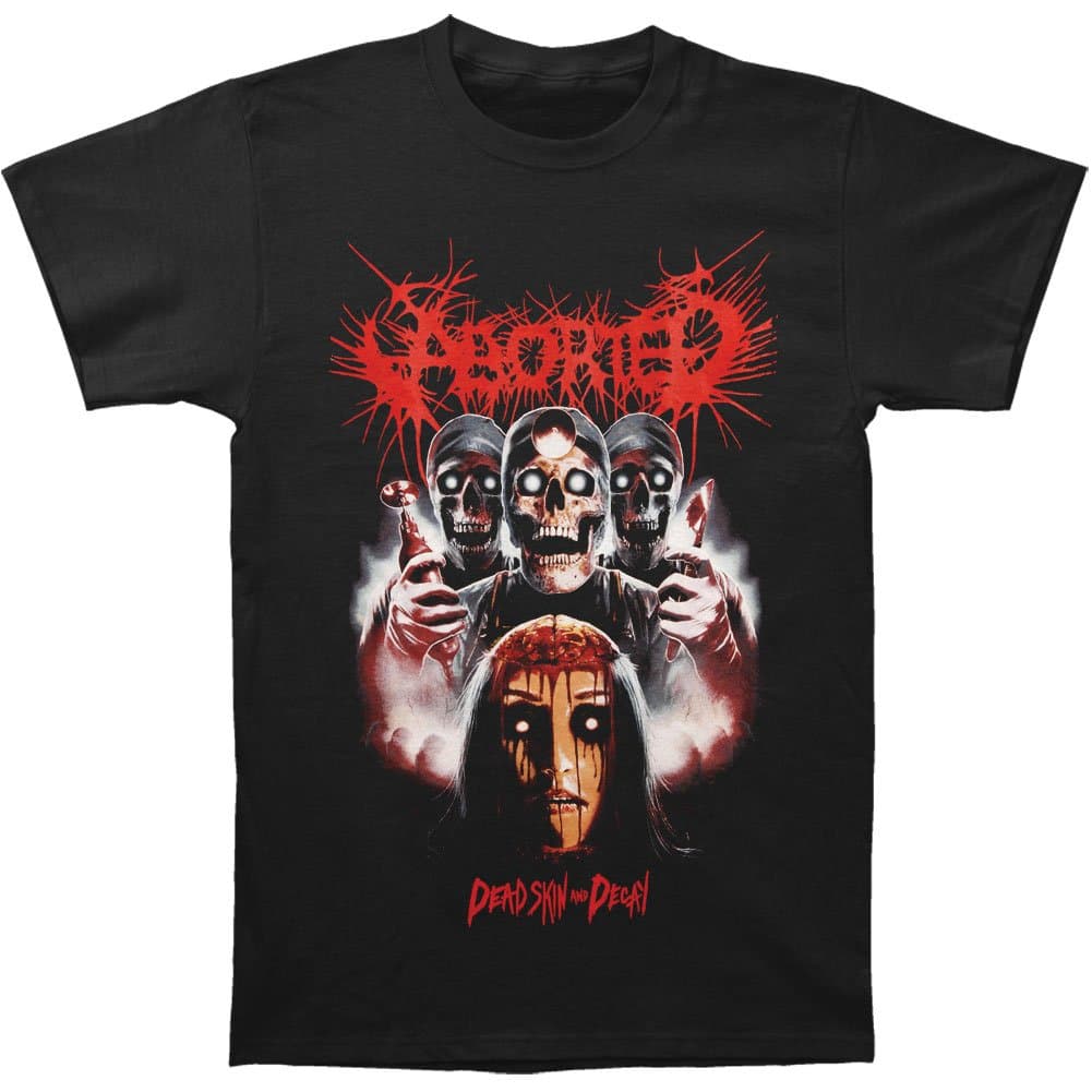 Aborted Men's Dead Skin T-Shirt Medium Black