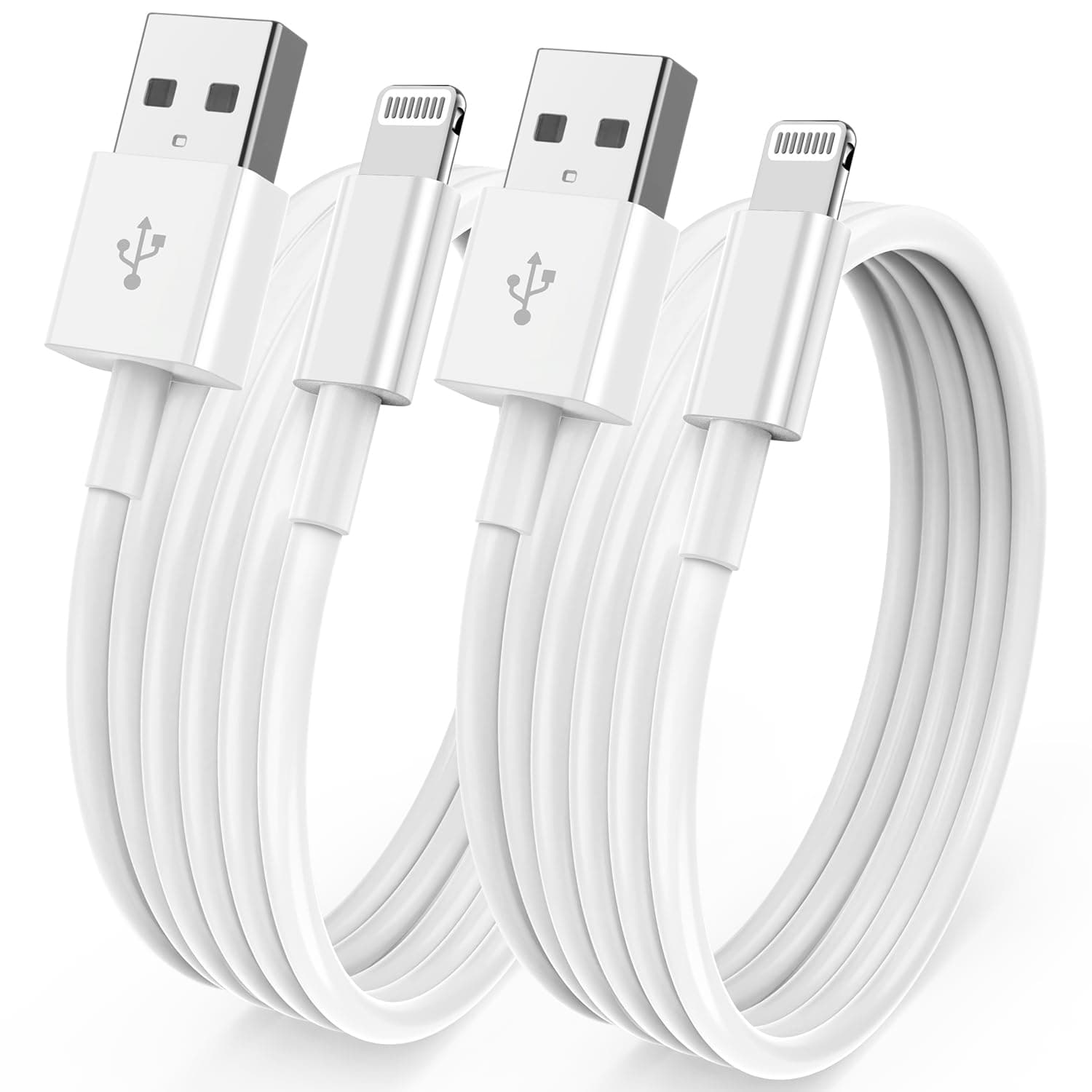 [ Apple MFi Certified ] iPhone Charger 3ft, Lightning to USB Cable 3 Feet, Fast Apple Charging Cable Cord 3 Foot for iPhone 14 Pro Max/13 Pro Max/12 Mini /11 Pro/11/XS/XR/8/7/6s/6/5S/iPad/Air.