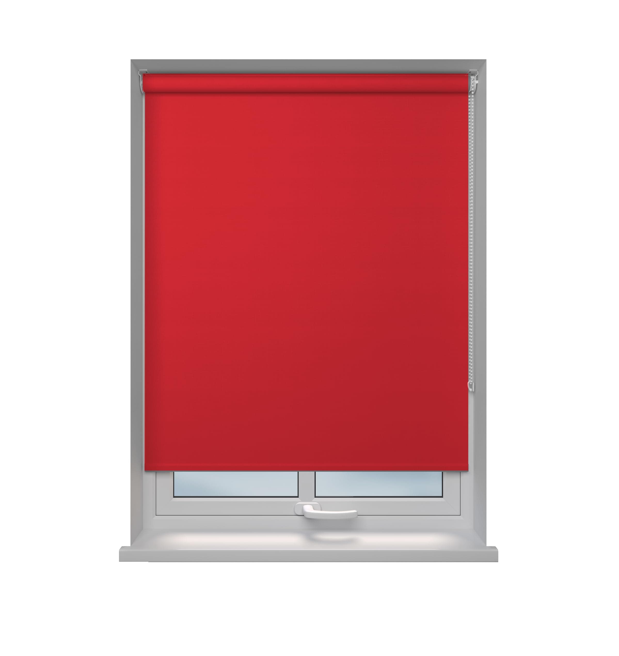 Home In Style 4U Roller blinds Thermal Blackout Roller blind - Trimmable UV Protection Child Safe Home Office Window Blinds Room Darkening shades Red Blind 210cm wide x 165cm drop