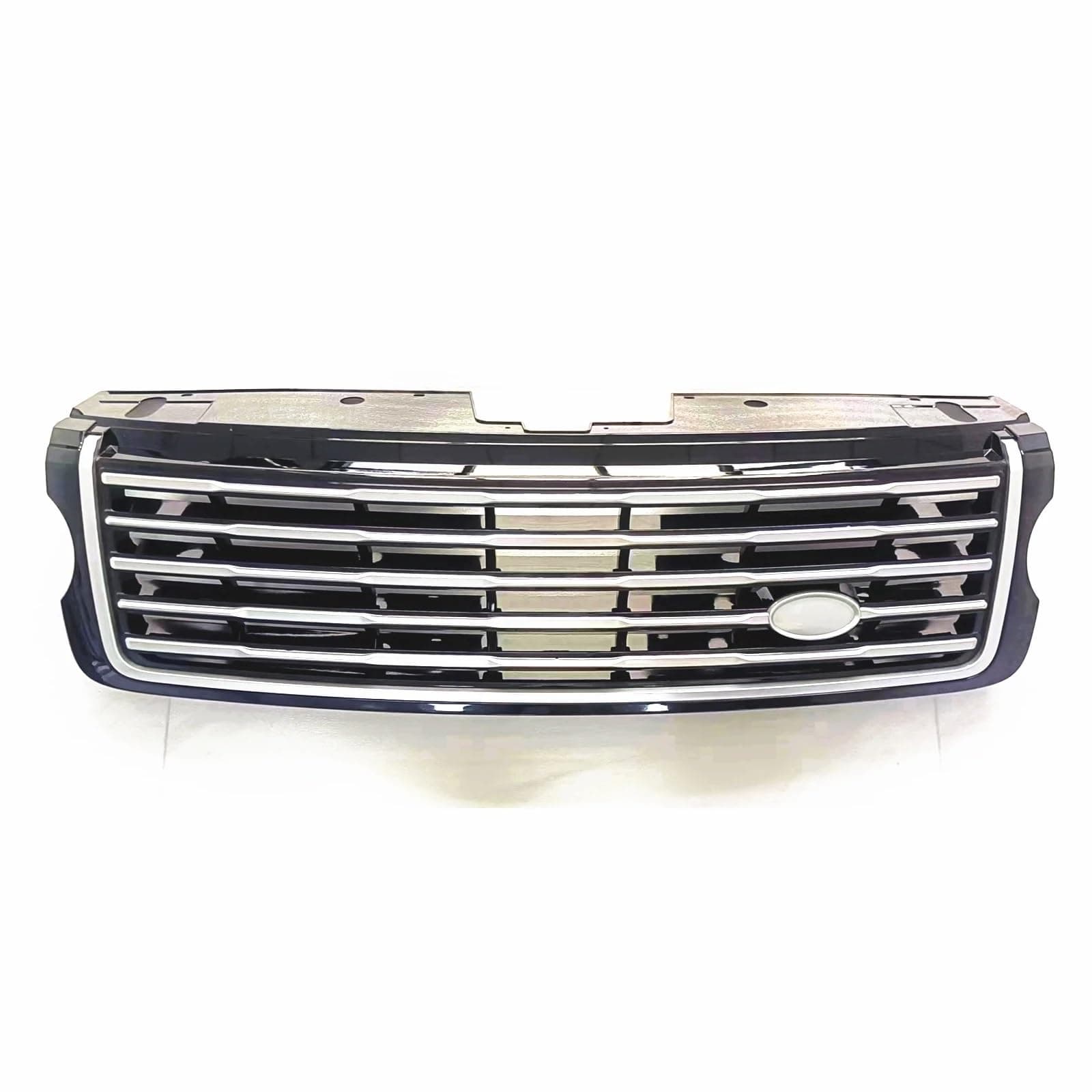 Compatible for Land Rover Range Vogue L405 2013 2014 2015 2016 2017 Front Grille Grill Silver Car Upper Bumper Hood Mesh Grid Kit