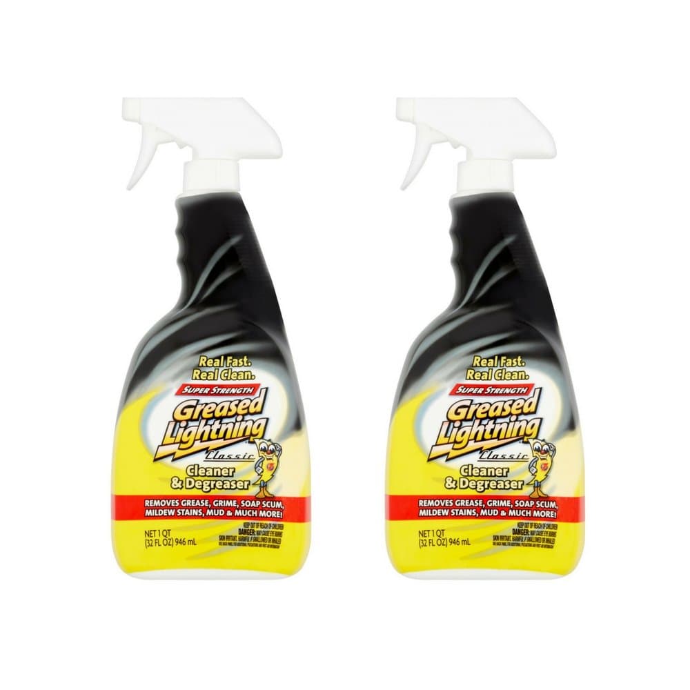 Greased Lightning Super Strength Multi-Purpose Cleaner & Degreaser, 32 fl oz (2 pack)