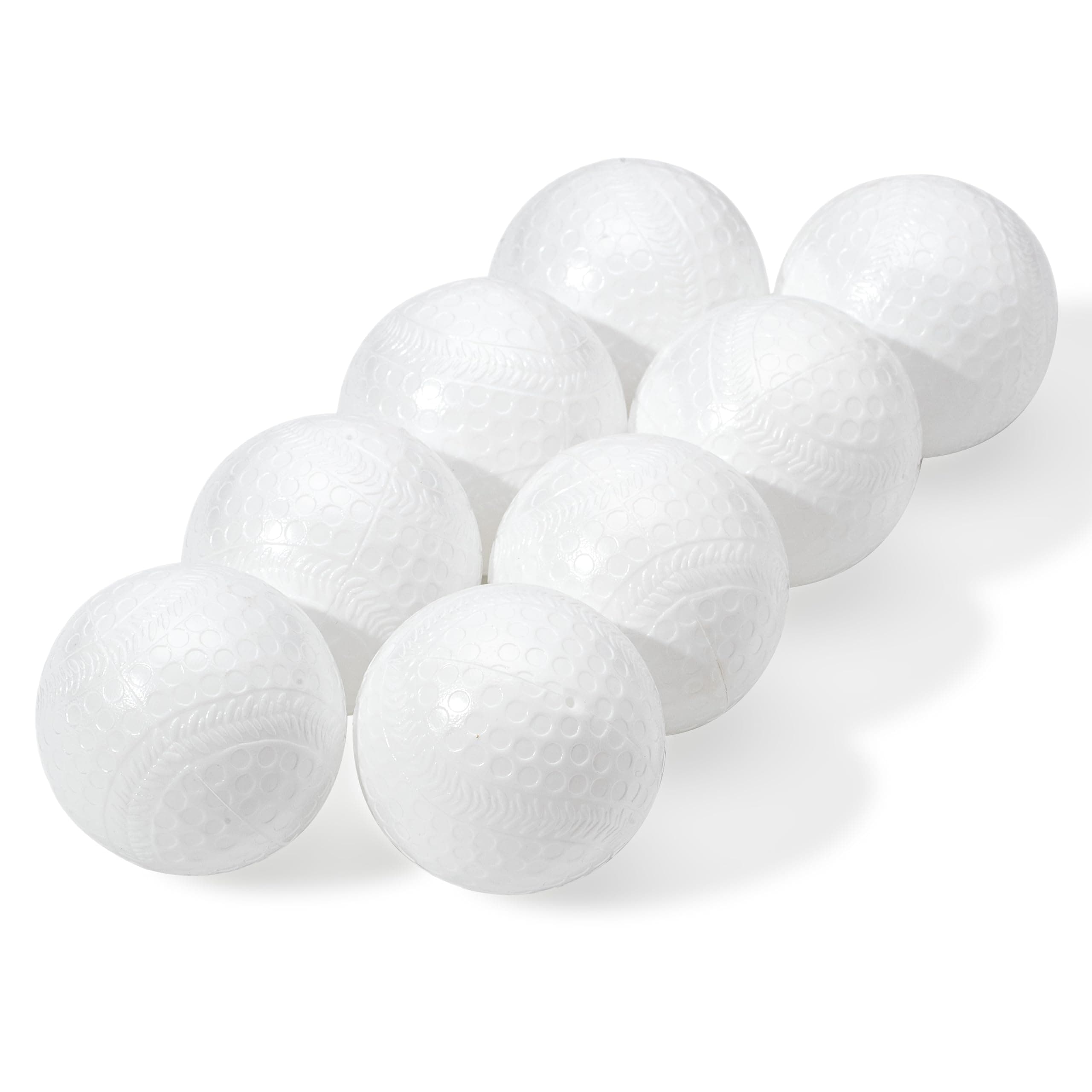 Aero-Strike Plastic Baseballs - Pack of 8 (70-mm)