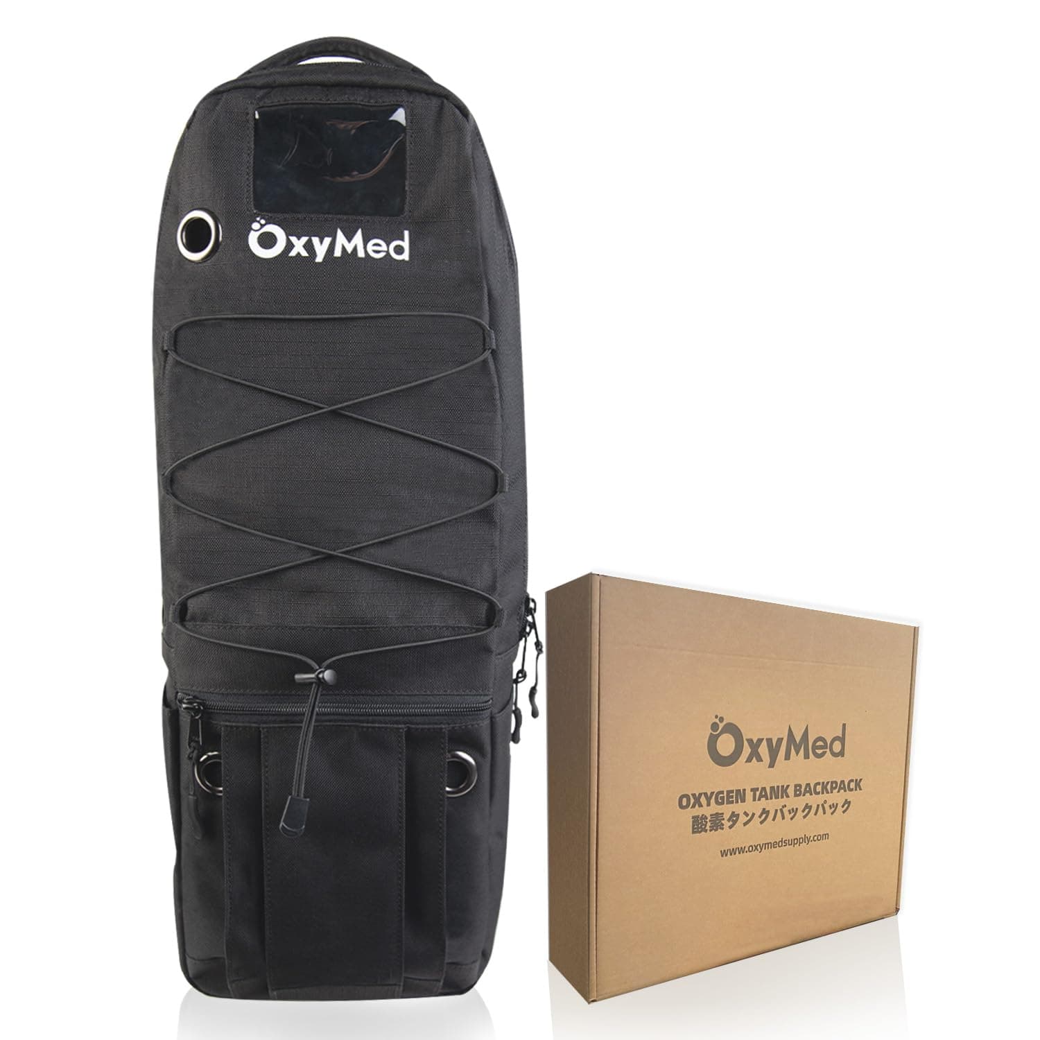 OxyMed Durable Portable Stylish Oxygen Tank Backpack for M12 M9 M7.8 M7.5 M7 ML6 M6 M4 M2 S Size Oxygen Backpack