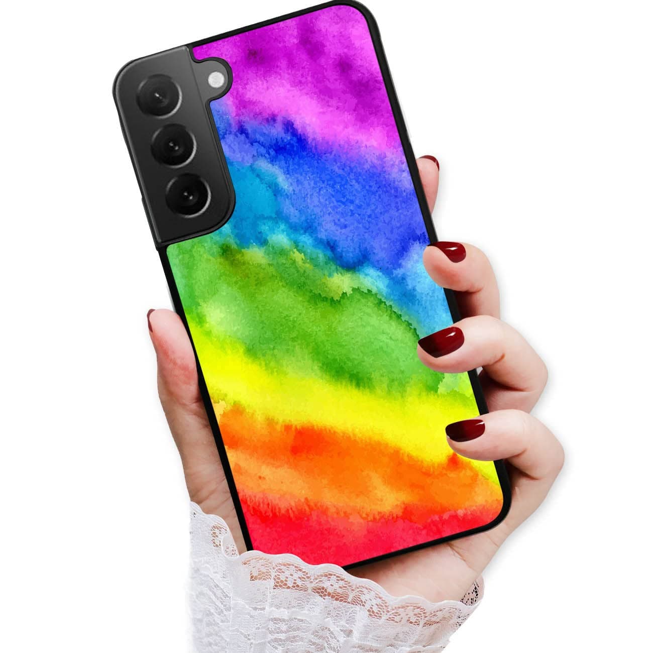 for Samsung S22+, for Samsung Galaxy S22 Plus, Durable Protective Soft Back Case Phone Cover, HOT12517 Rainbow Gay Pride 12517