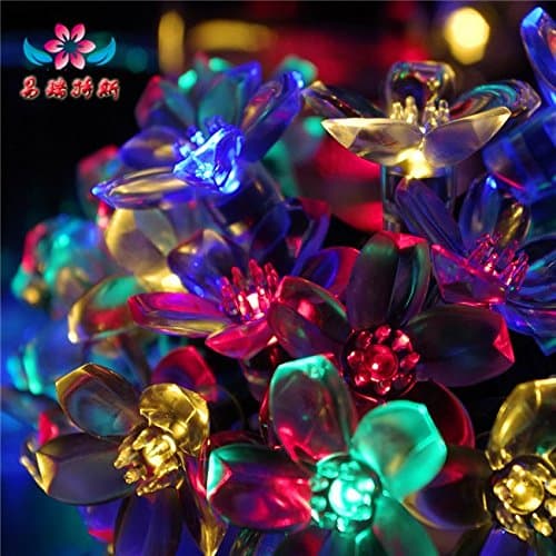Solar string lights flashing led outdoor decorative Diwali full of small