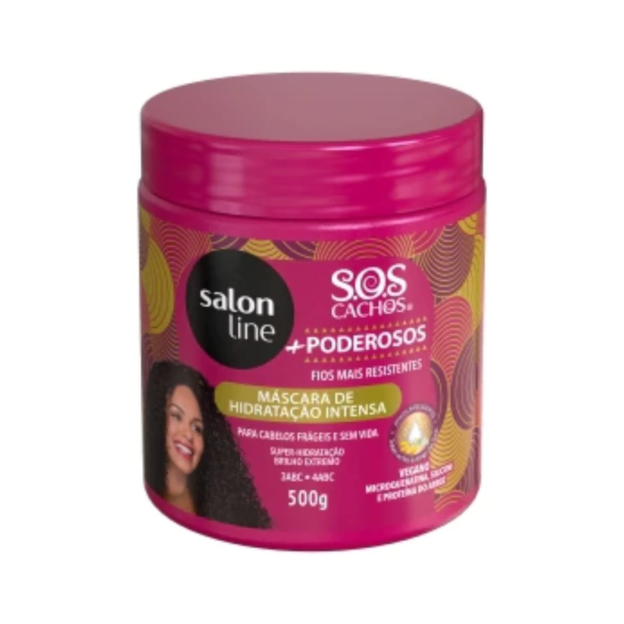 Salon Line O.S Cachos Mais Poderosos Salon Line Curly Hair Deep Hydration Mask 500g (U404-T)