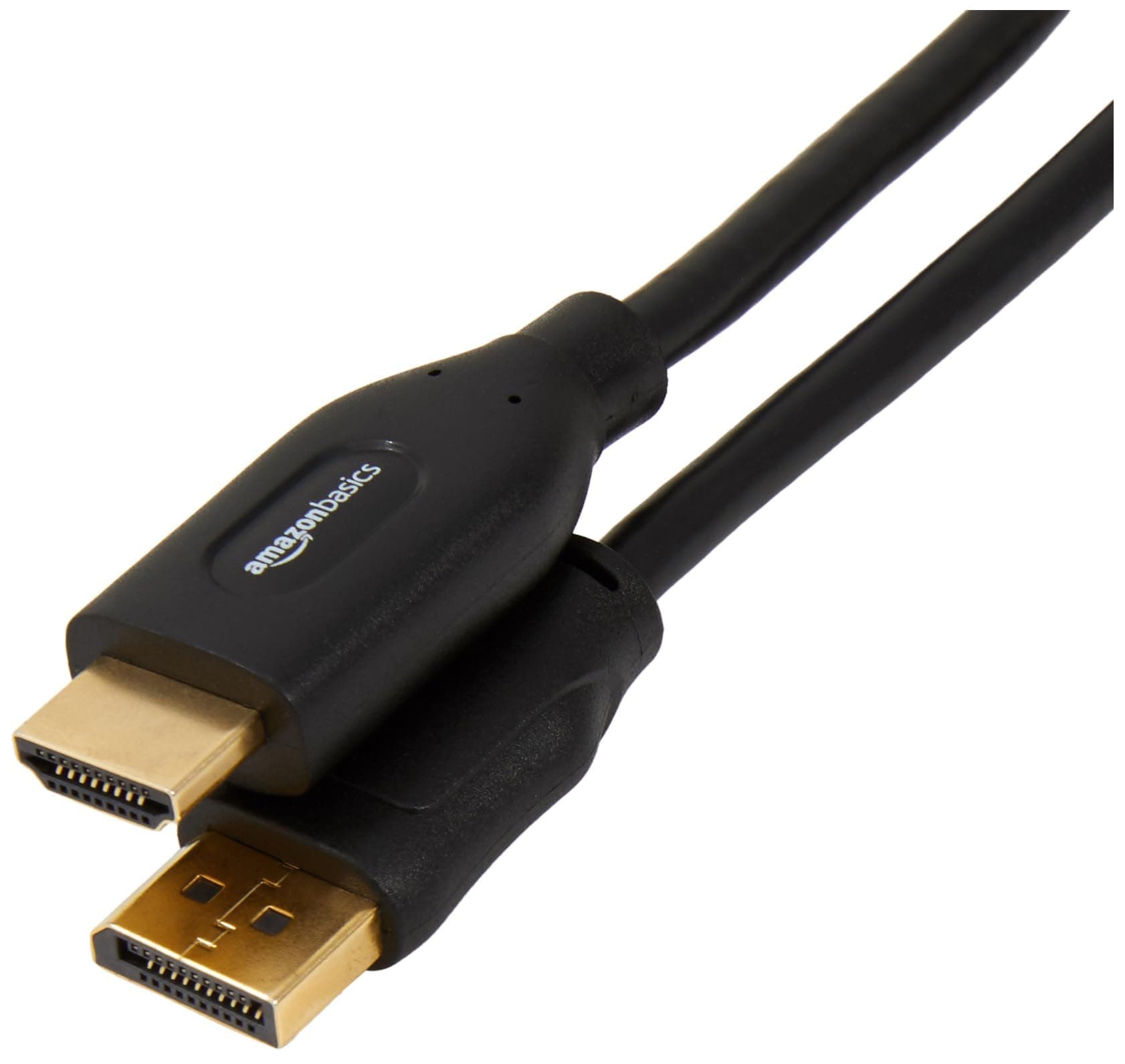 Amazon Basic DisplayPort to HDMI Cable 4K@30Hz Unidirectional Transmission 1.8m 10 Pack Black