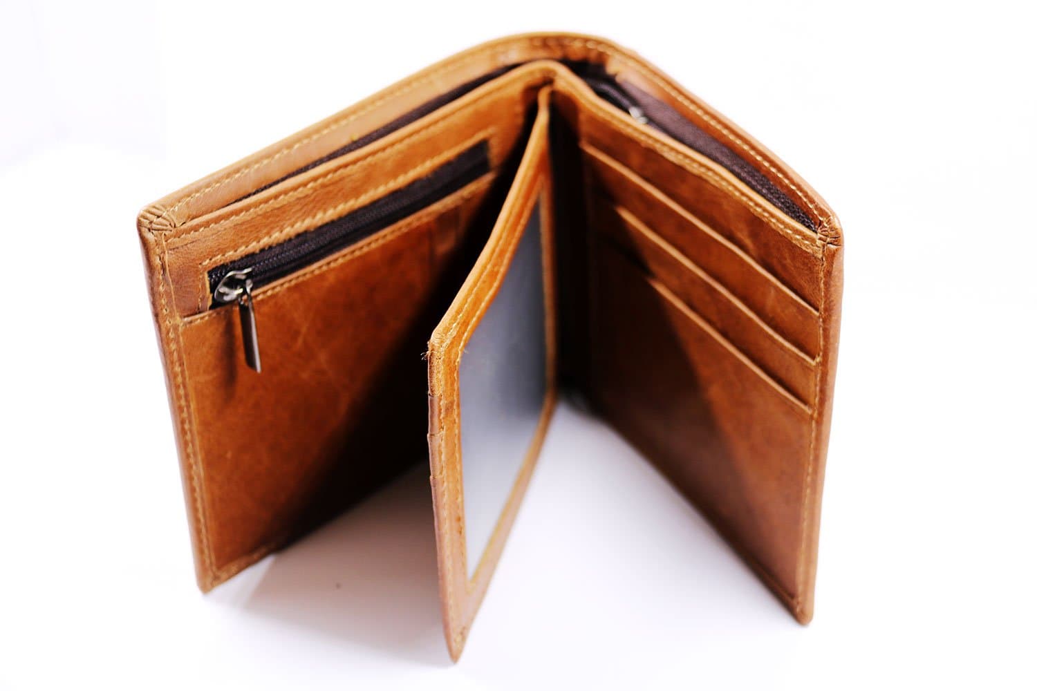 Wallet for Men,Personalized Mens Leather Wallet,RFID Blocking Bifold Wallet,Gift For Men