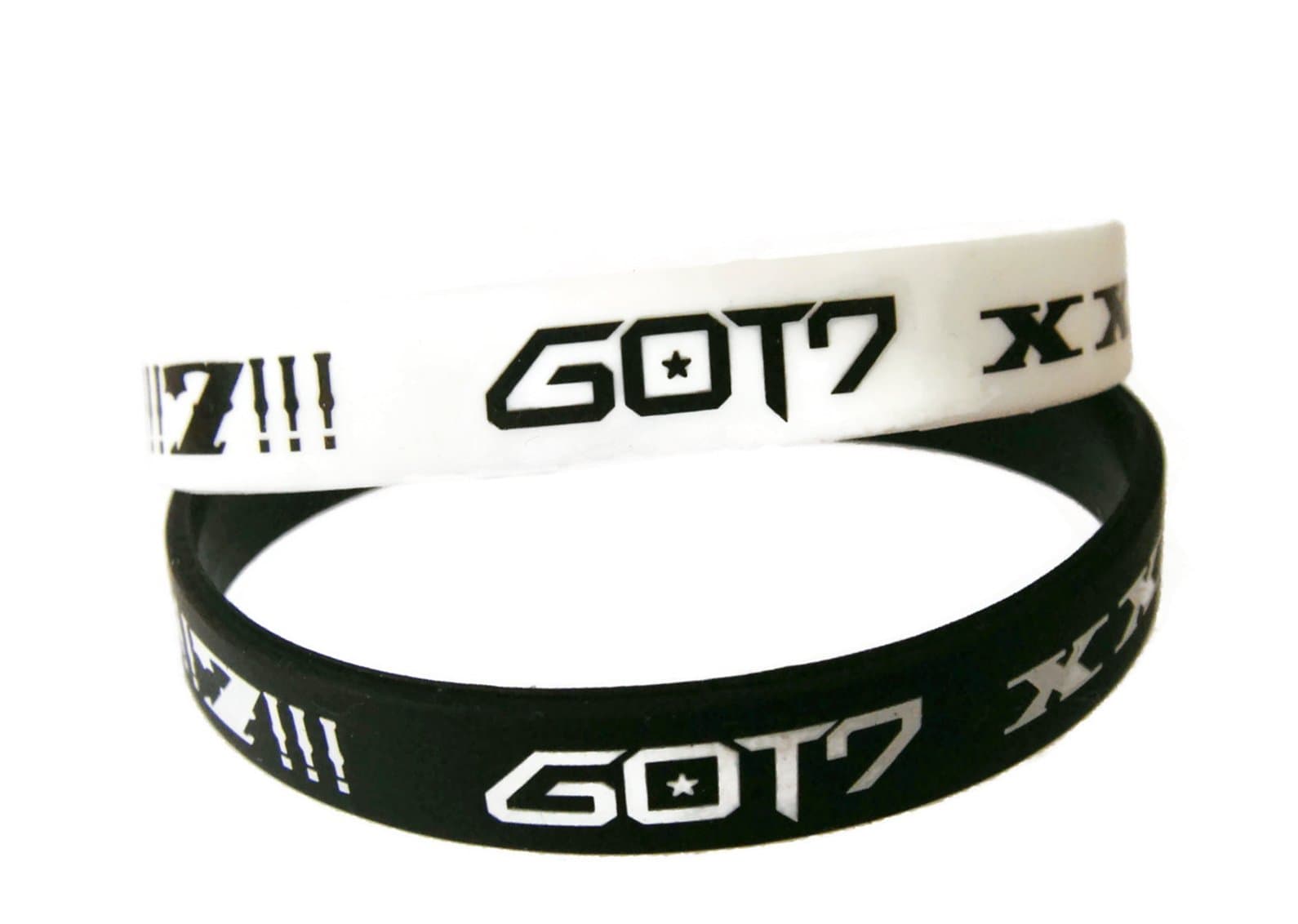 GOT7 Kpop 2 pieces Silicon Bracelet Wristband