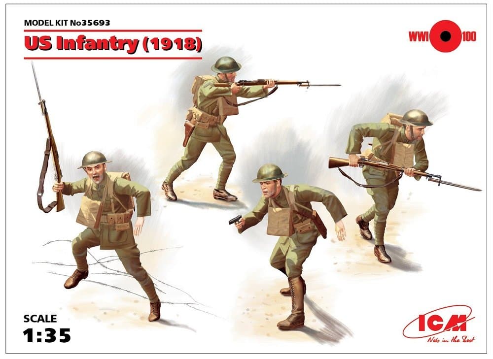 ICM 35693 - Model Kit US Infantry 1918