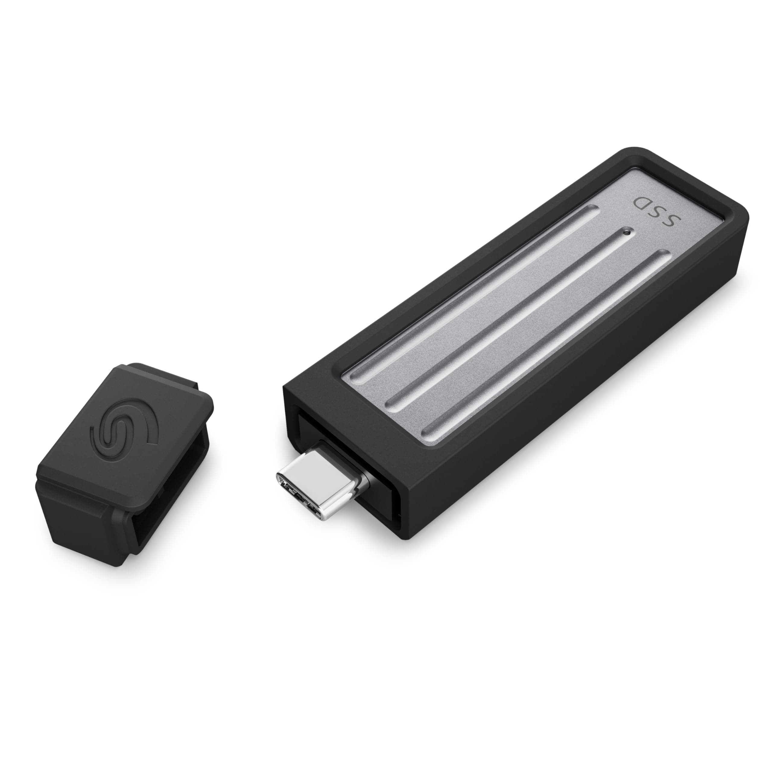 Seagate Ultra Compact 1TB, Portable SSD, 1000MB/s, USB-C, USB 3.2 Gen2, IP54 Water Dust and 3m Drop Resistant, Windows/Mac/iPhone/iPad/Android Phone/Tablet/PS4/PS5/Xbox Compatibility (STMX1000400)