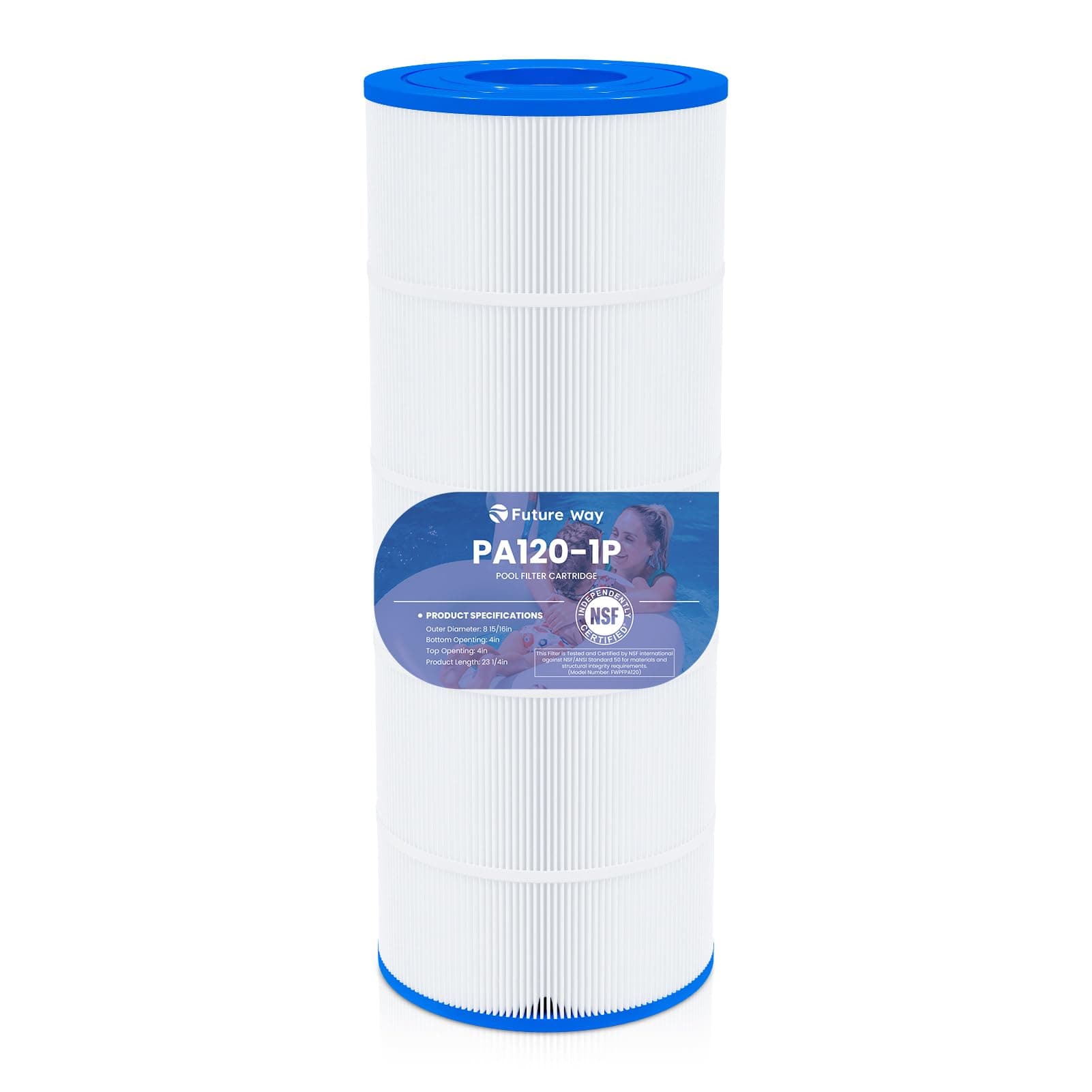 Future Way C1200 Pool Filter Cartridge Replacement for Hayward Star Clear Plus C1200, Replace Pleatco PA120, Hayward CX1200RE, Unicel C-8412, 120 sq.ft