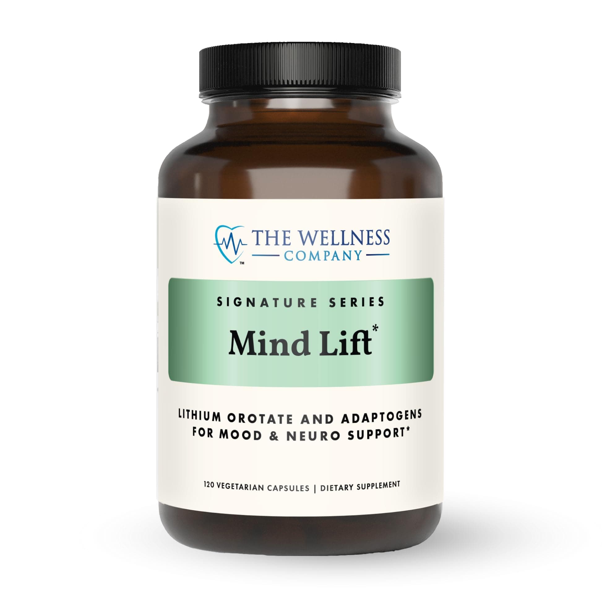 Mind Lift - Mood Boost, Mental Focus, Cognitive Defense - Lithium, GABA, DHA L-Phenylalanine | 120ct (2 Month Supply)