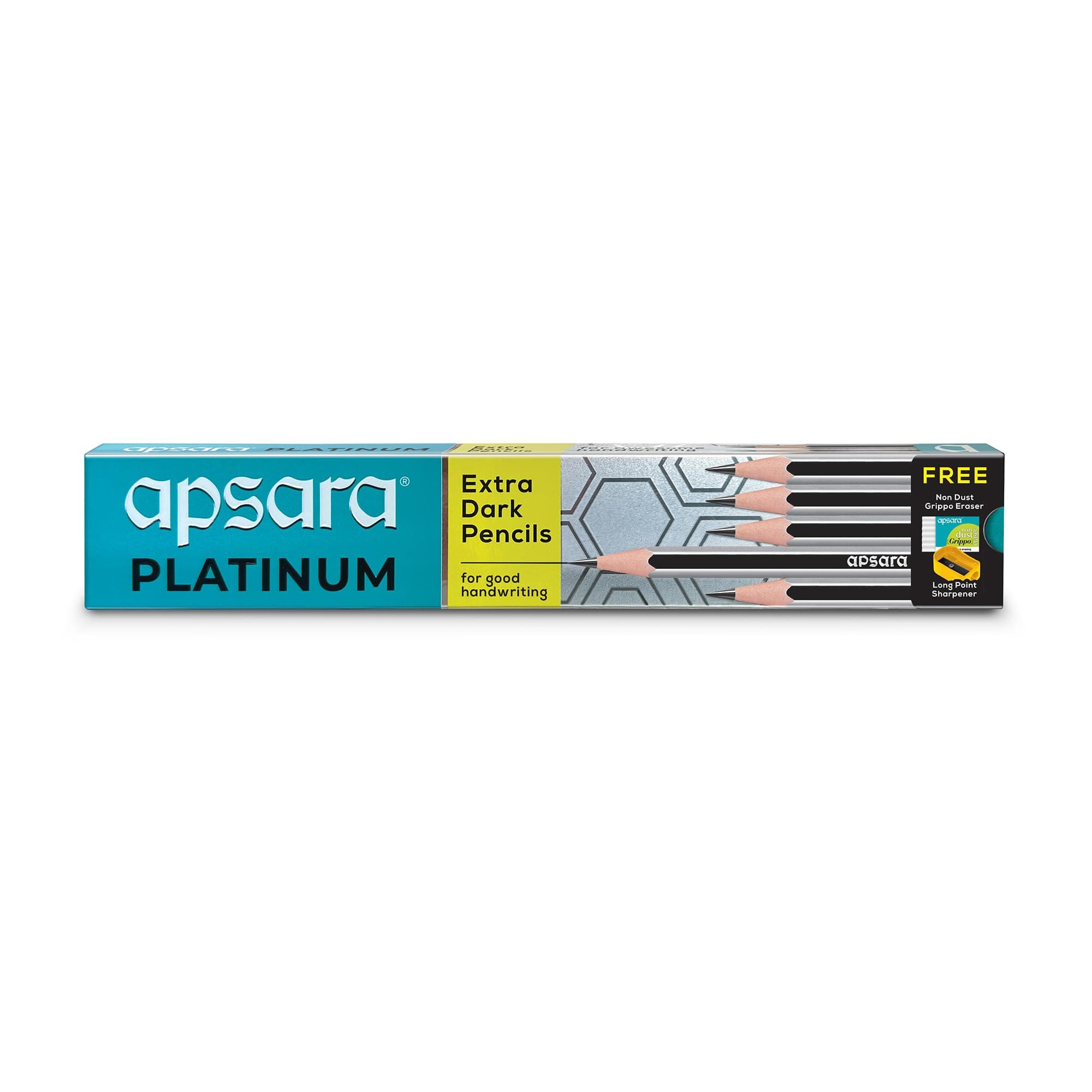 Apsara Platinum Extra Dark Pencils - Pack Of 10