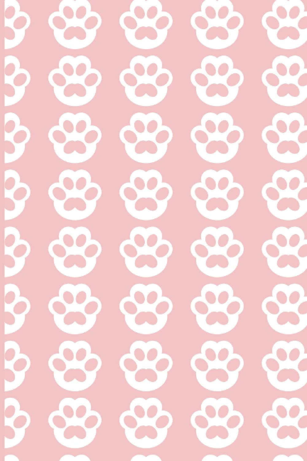 Purr-Fect Paws Journal: Pink lined journal/notebook for cat lovers 6x9, 100 pgs