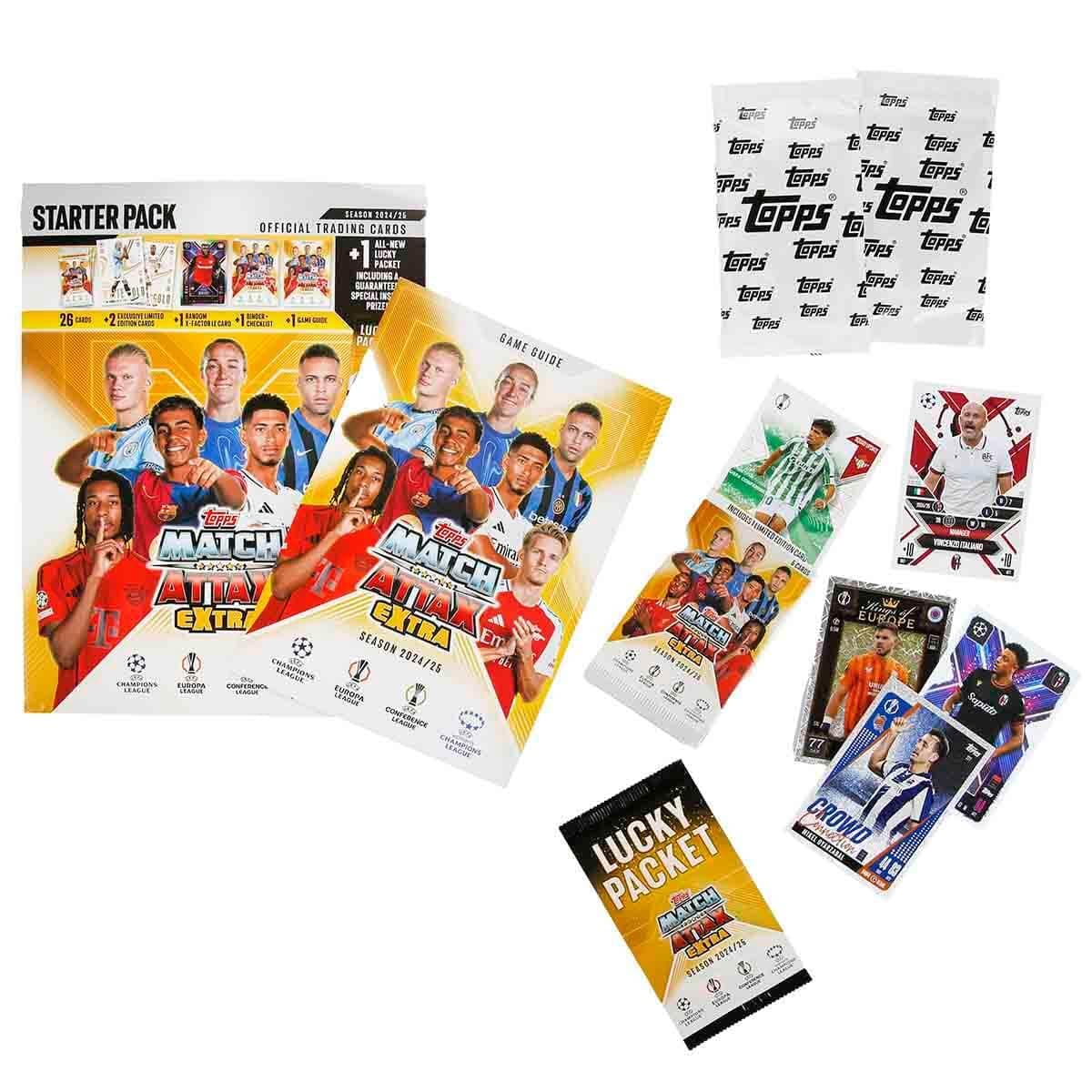 Match Attax Extra 24/25 Extra Special Starter Pack (Includes Album, 29 Cards + 3 LE Cards!)